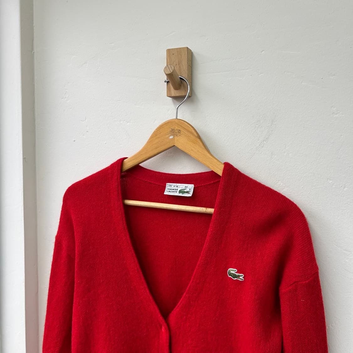 16518 - 라코스테 레드 가디건 상품이미지1