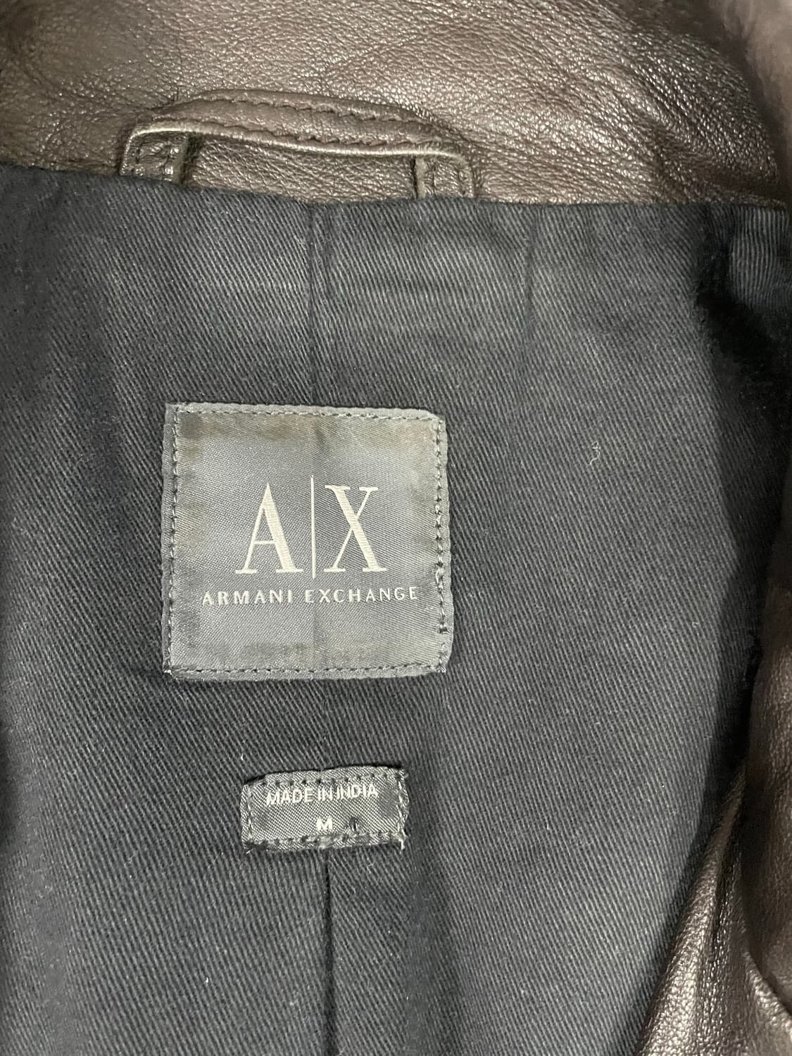 90s A|X  리얼레더 자켓 상품이미지5