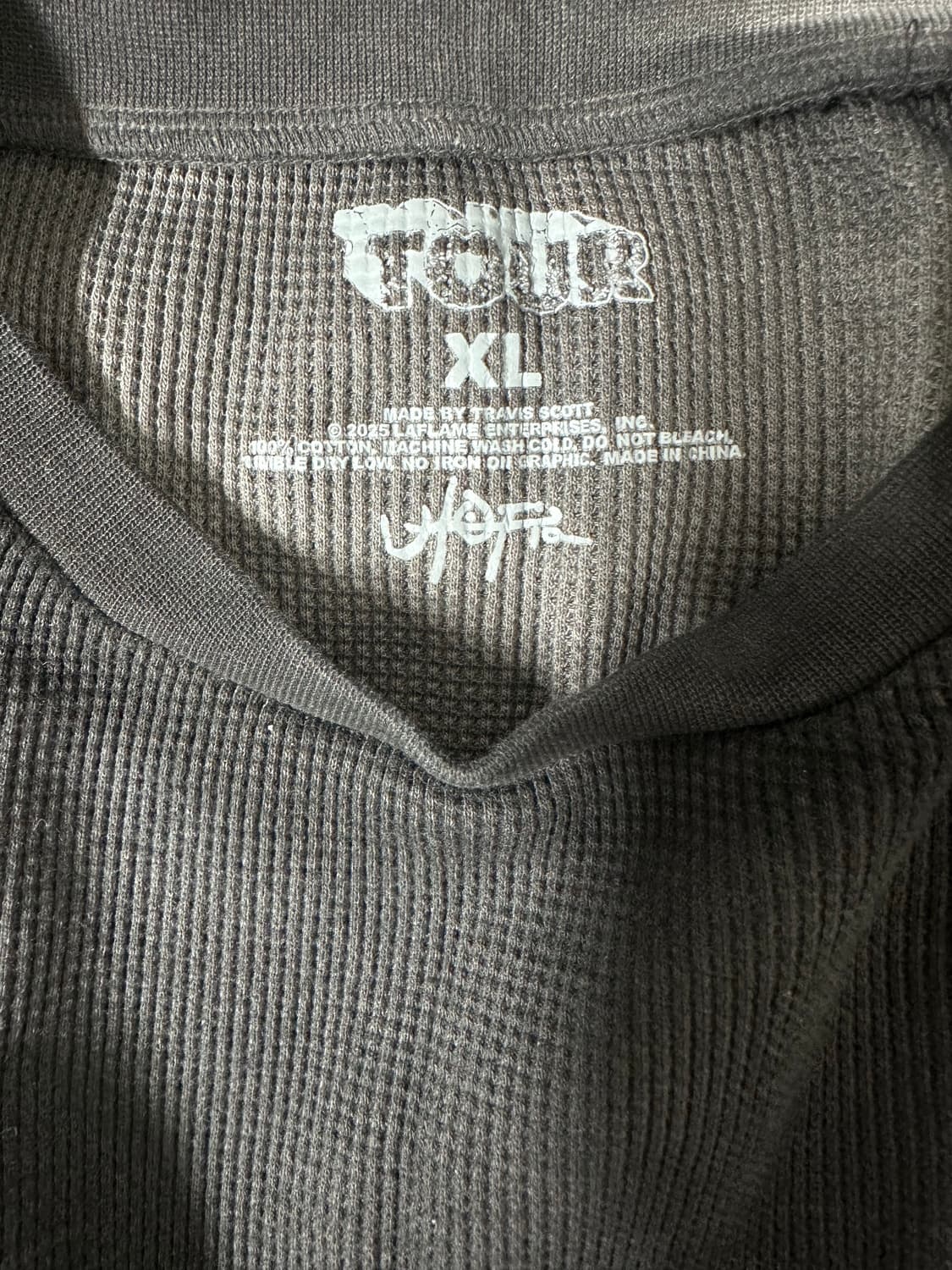 XL 트래비스 스캇 내한 콘서트 md 슬리브 상품이미지3