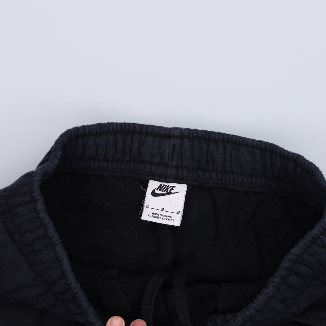 M 나이키 블랙 기모 조거팬츠 0122H2 상품이미지3