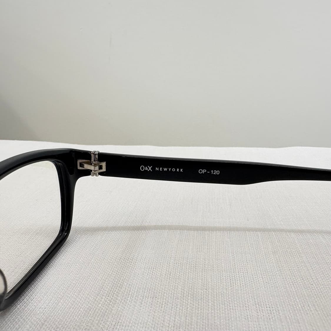 O&X Newyork 블랙 뿔테 빈티지안경 상품이미지5