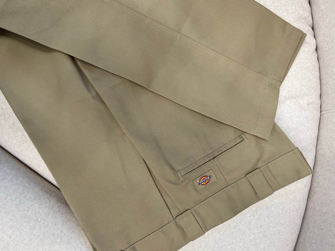 디키즈 874 카키 브라운 코튼 팬츠 상품이미지1