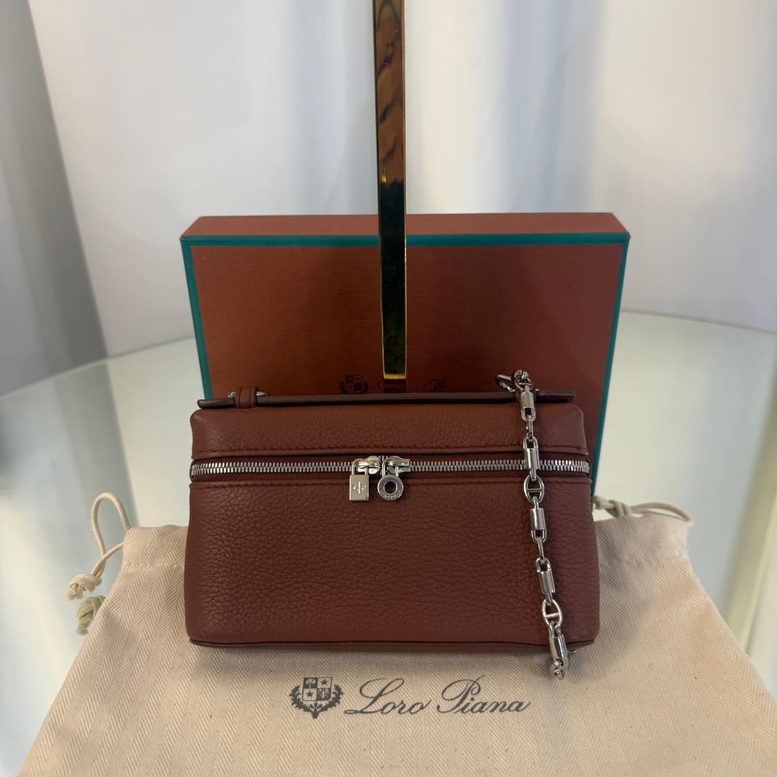 [정품] 로로피아나 엑스트라 포켓 미니 파우치 FAN9867 상품이미지3