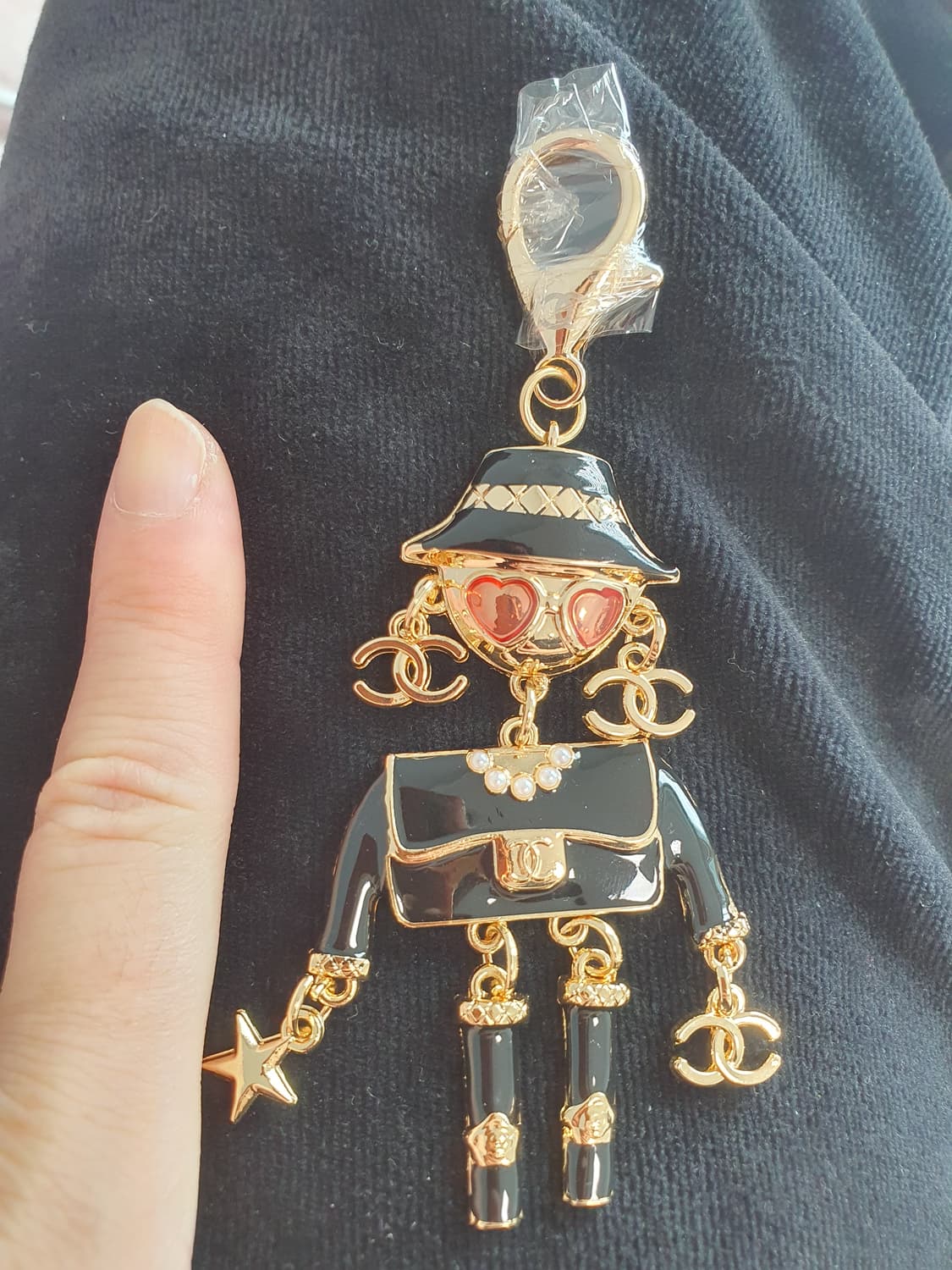 샤넬키링 샤넬cc로고로봇키링 백참 키링 상품이미지2