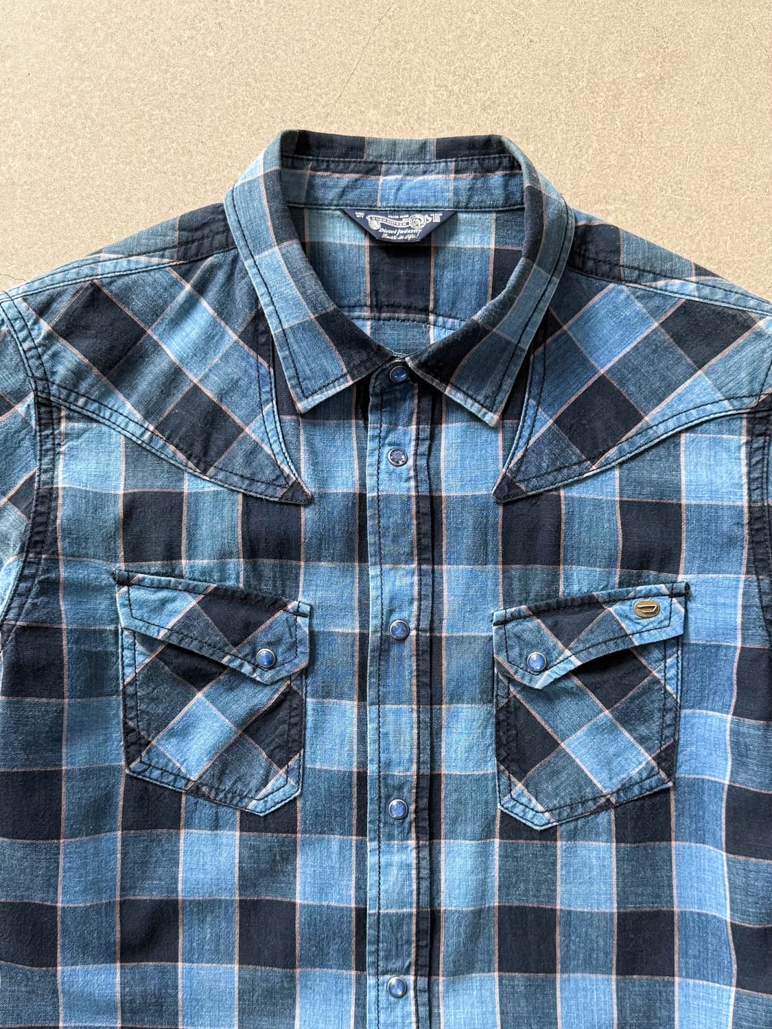 Diesel Cotton Western Check Shirt 상품이미지2