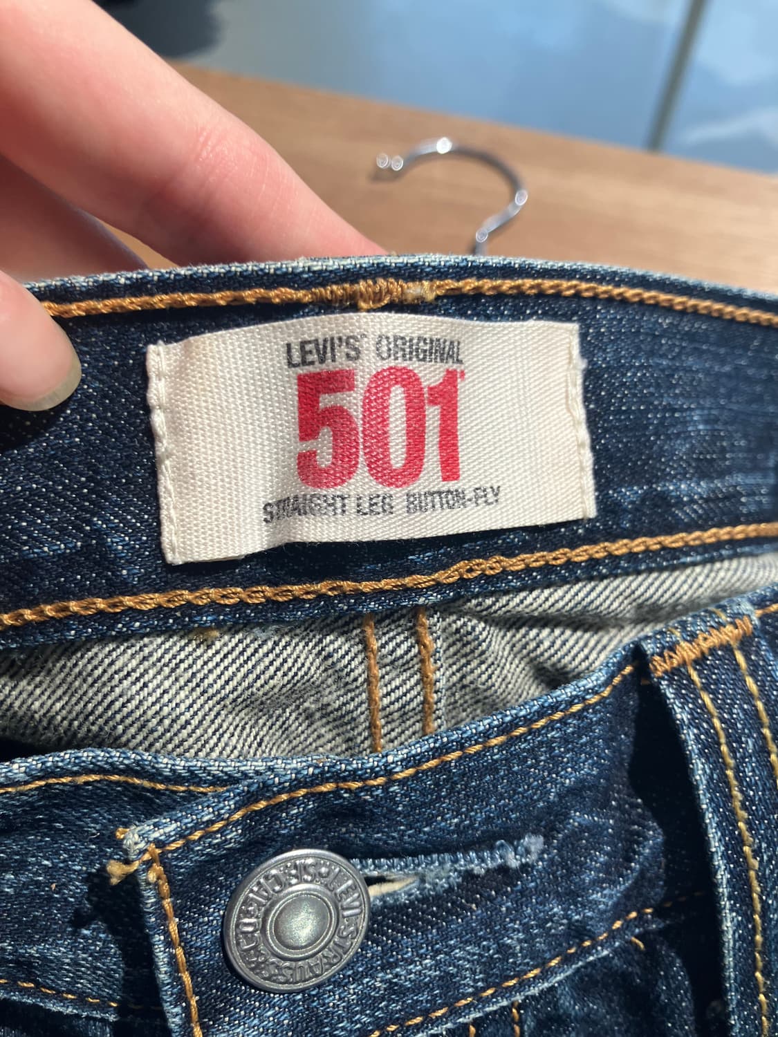 (30) 00s Levi’s 501 진청 블루 데님  상품이미지6