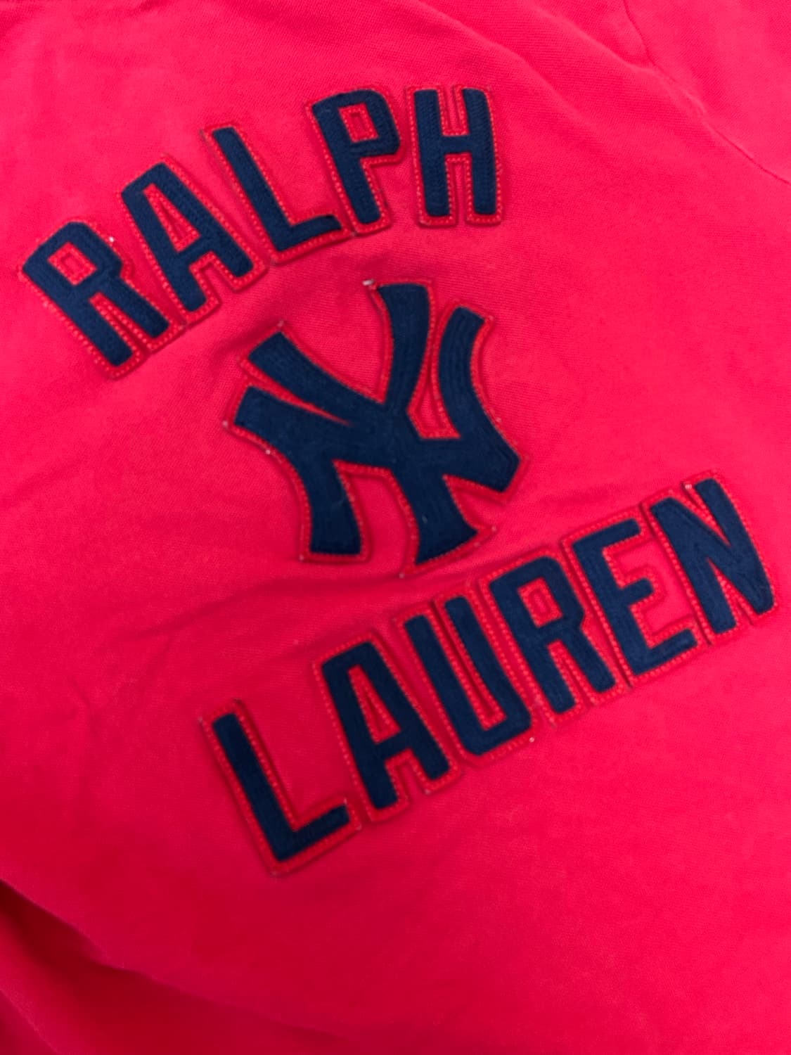폴로 랄프로렌 양키스 빅로고 레드 카라티 상품이미지4