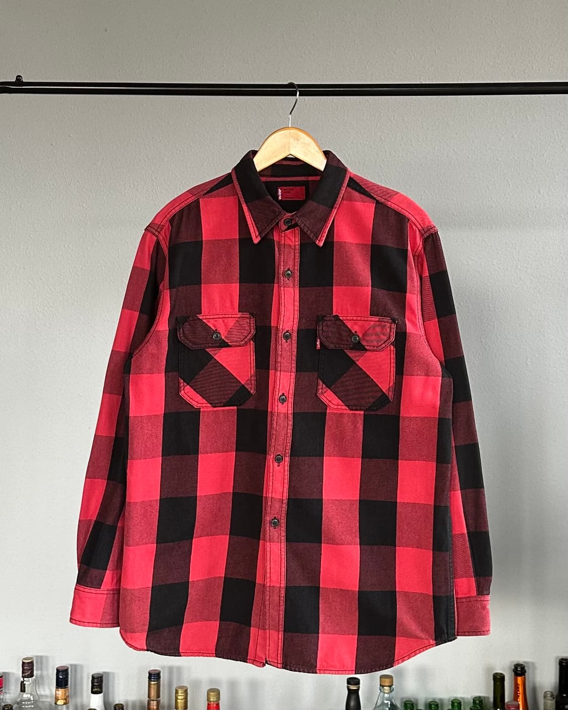 [M-L]리바이스 Levi's 타탄 체크 워크 셔츠 상품이미지1