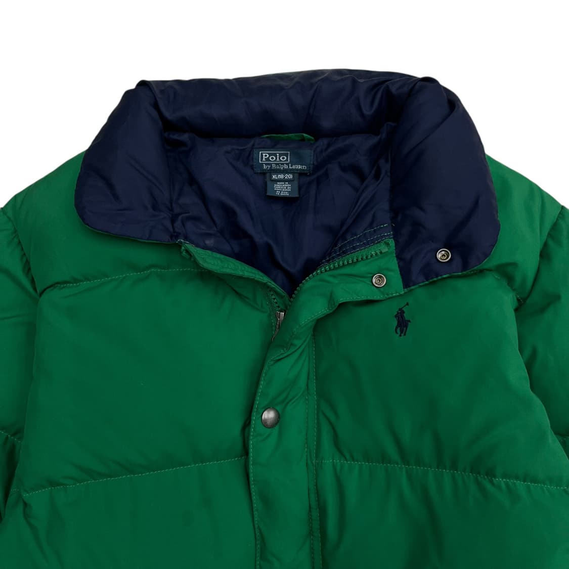 폴로 랄프로렌 네이비포니 딥그린 패딩 XL 상품이미지5