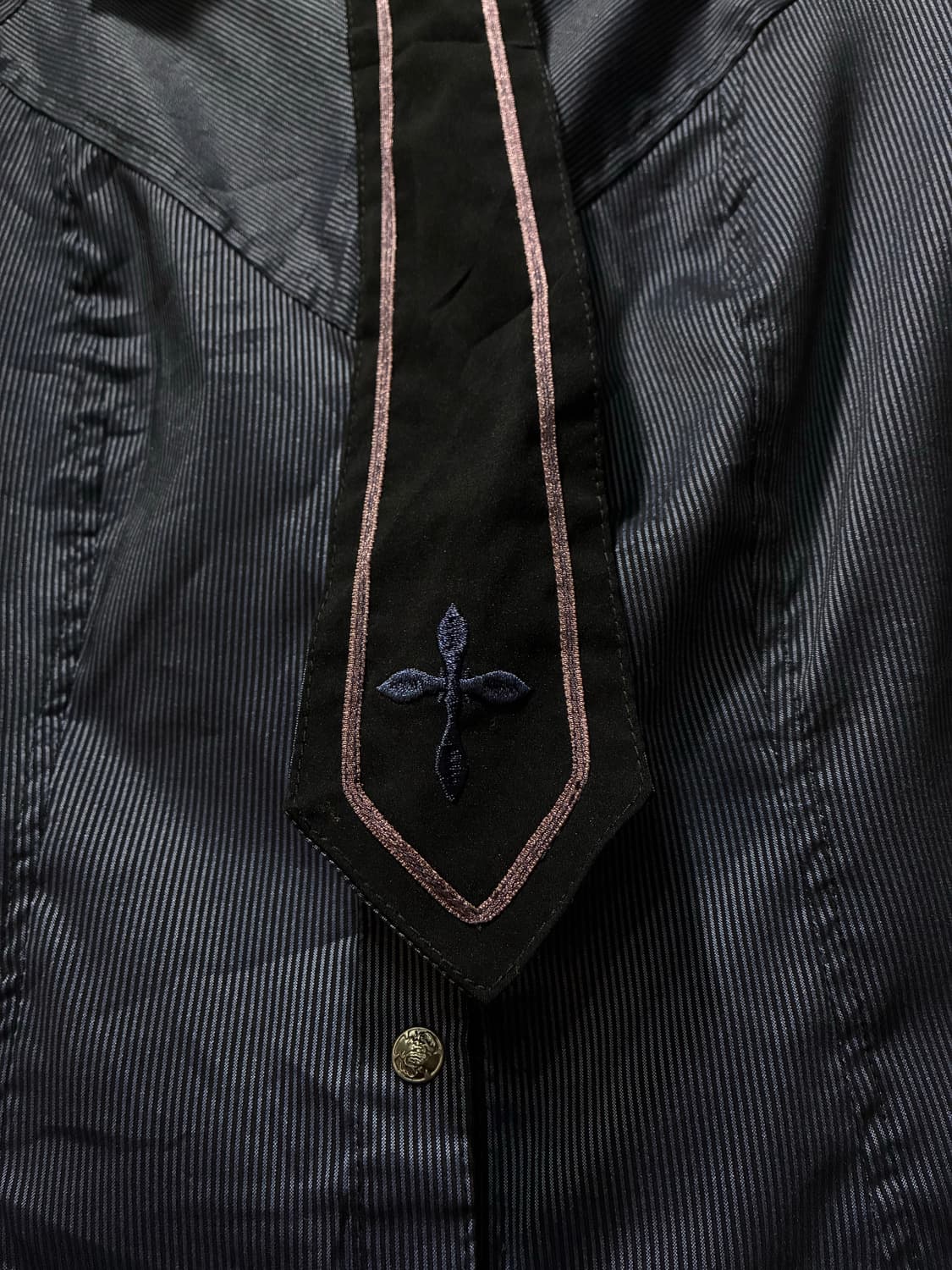 Ozz Croce 오즈온 넥타이 포인트 셔츠 상품이미지2