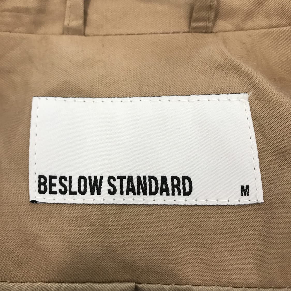 비슬로우스탠다드 베이지 코튼 블레이저자켓 [M] 상품이미지5