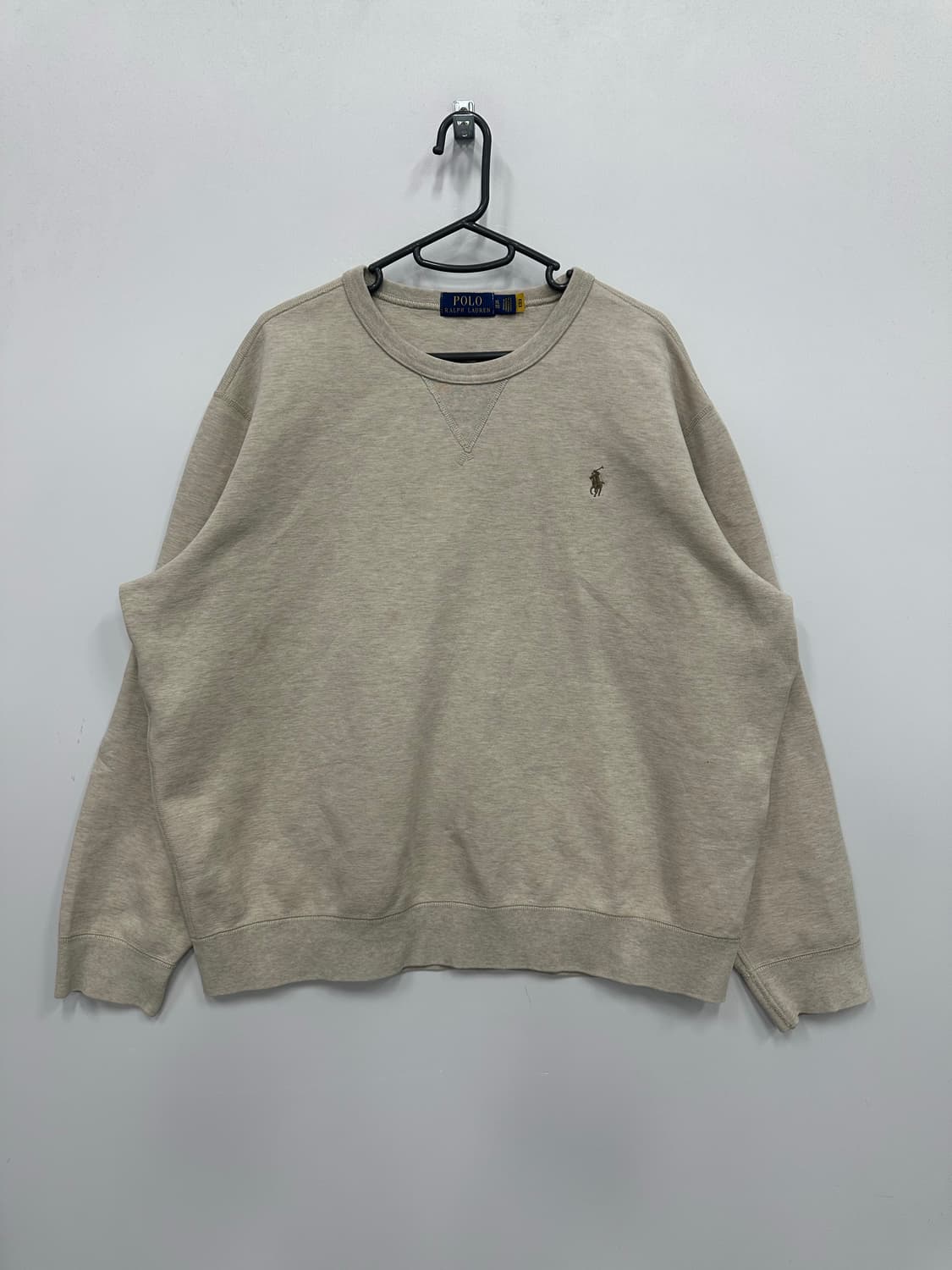 폴로 크림 베이지 맨투맨  상품이미지1