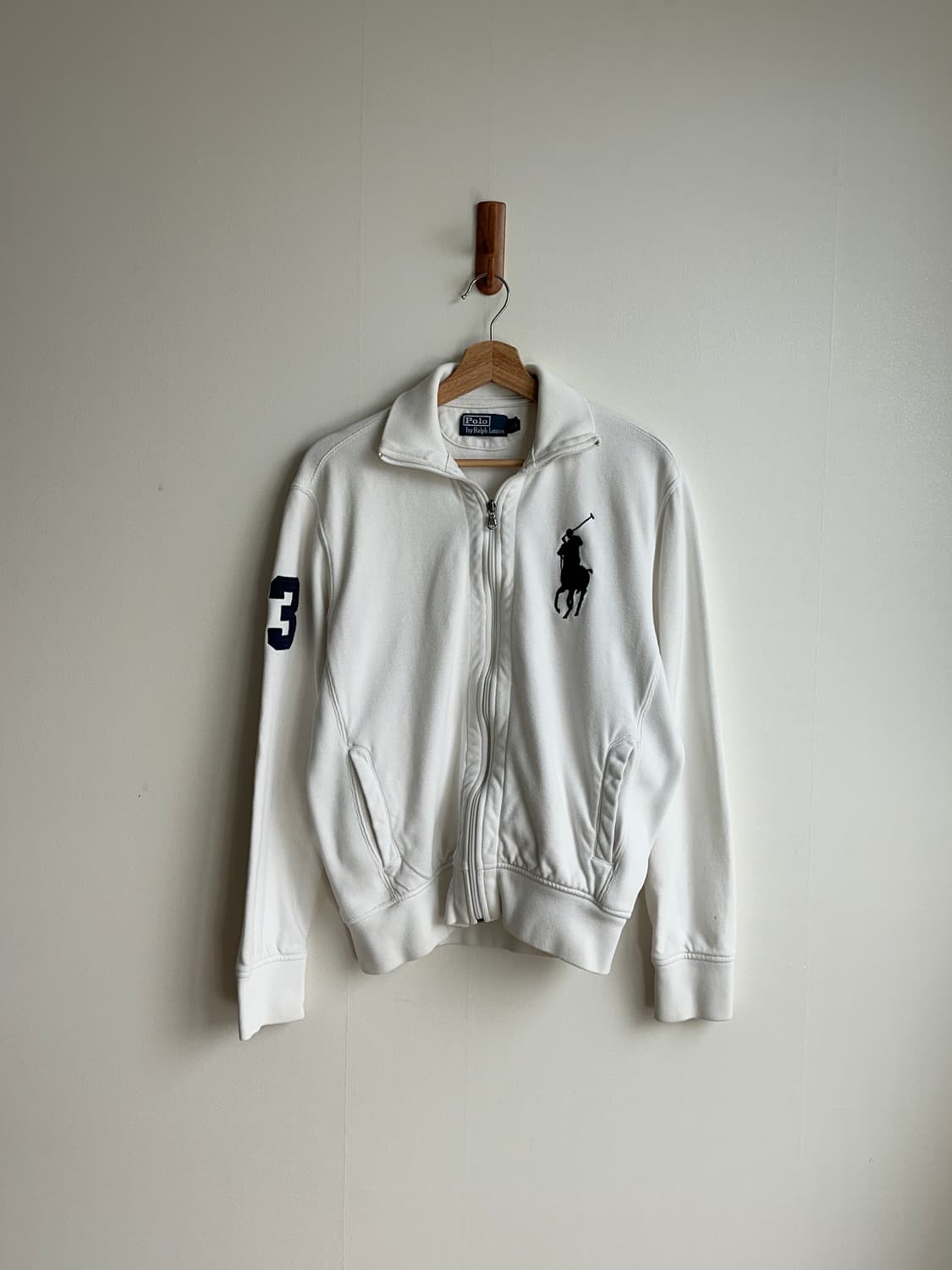 폴로 랄프로렌 화이트 집업 자켓 s 상품이미지9