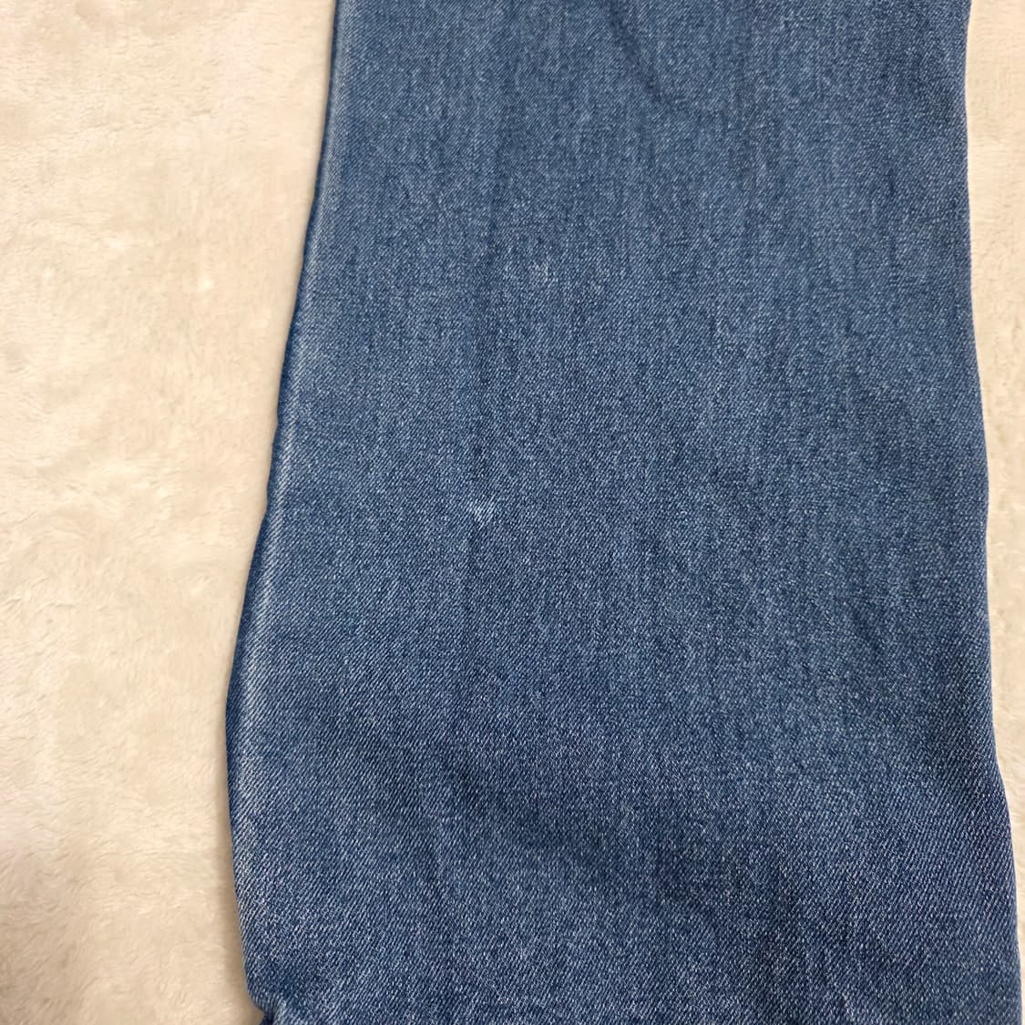 (27)여성 빈폴레이디 사이드 다잉 와이드 데님 팬츠 상품이미지6