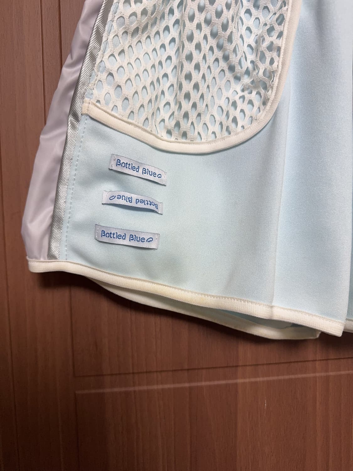 Bottled Blue 핸드메이드 서브컬쳐 아노깔 반바지 팬츠 스카이블루 상품이미지2