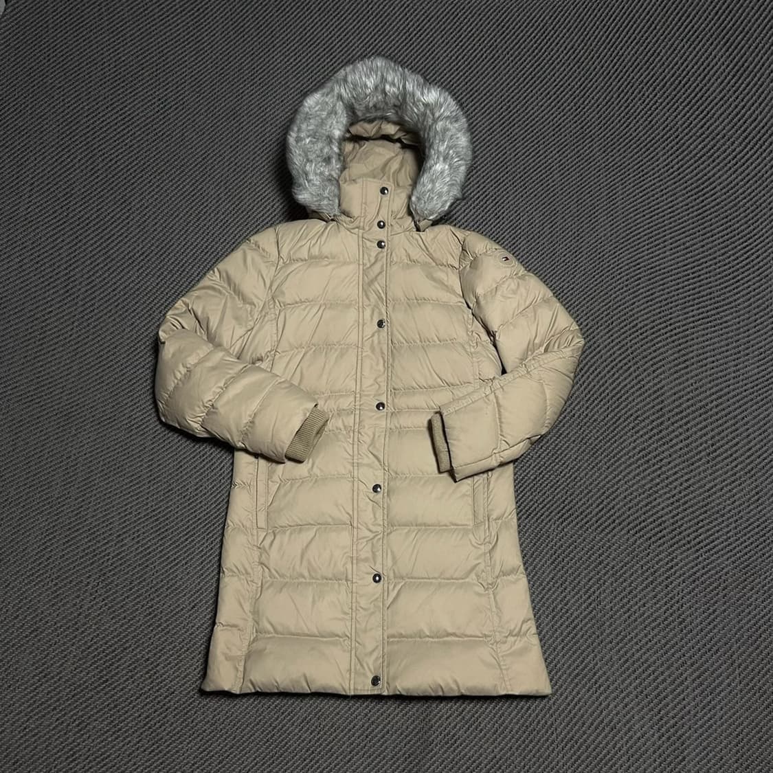 [M] Tommy 타미힐피거 신형 우먼즈 다운 롱 패딩 코트 상품이미지1