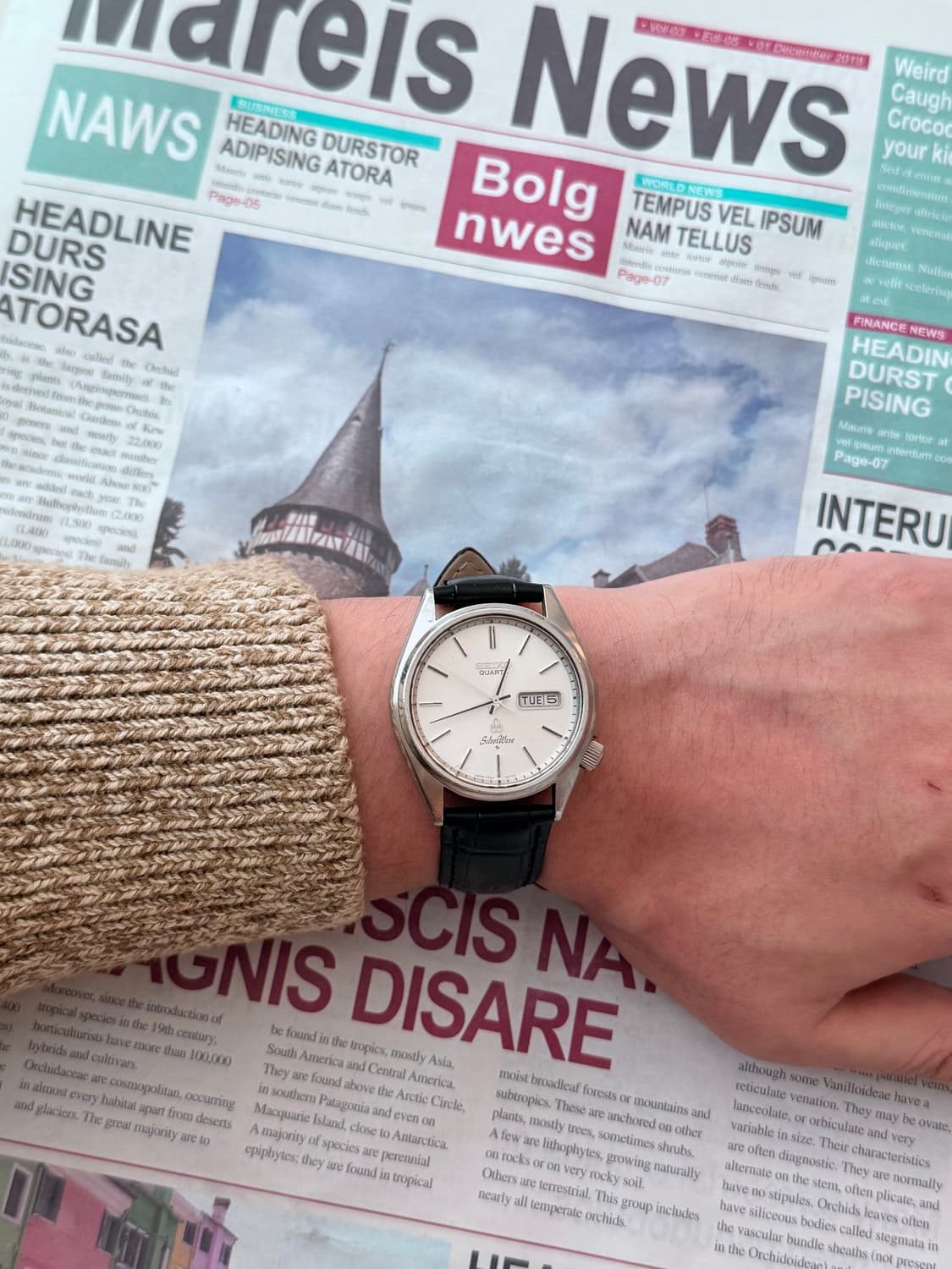 Seiko 세이코 SilverWave Quartz Day-Date 상품이미지5