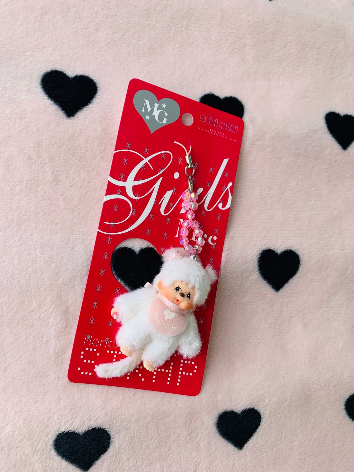 💖레어 몬치치 미걸 화이트 키체인 상품이미지3
