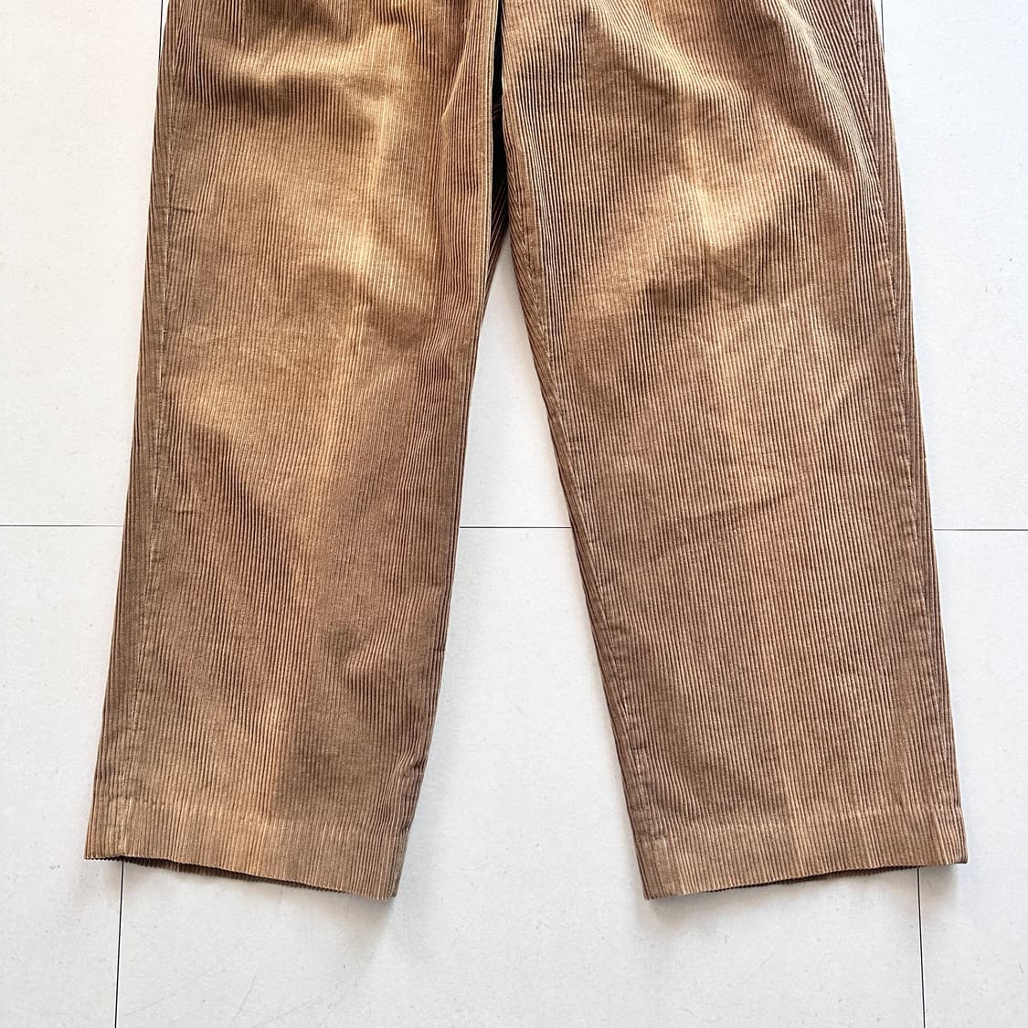 00s 엘엘빈 코듀로이 투턱 팬츠 브라운 36 상품이미지3