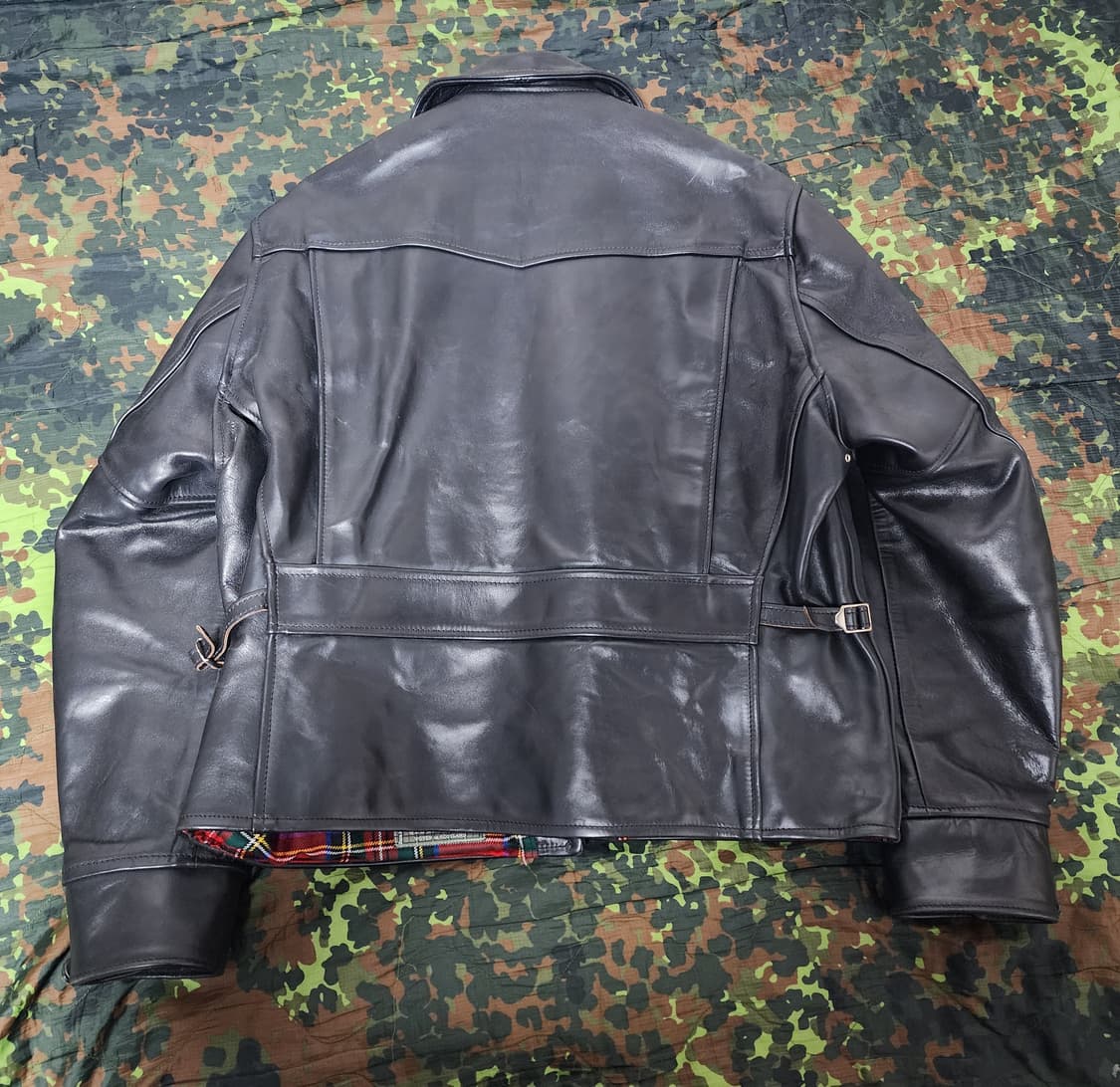 Aero Leather 디럭스 하프벨트 말가죽 자켓 상품이미지2