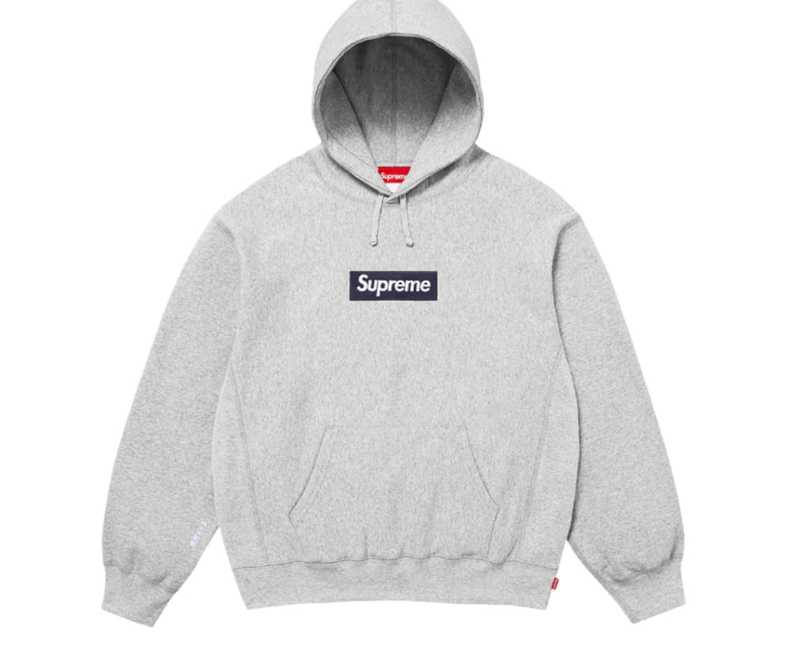 슈프림 박스로고 그레이 네이비 상품이미지1