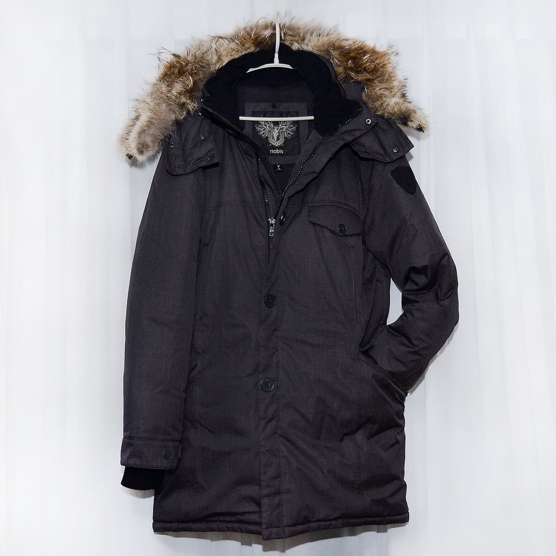 노비스 조한 헤비다운 롱패딩 파카 스틸그레이 (L / 105+) 상품이미지1