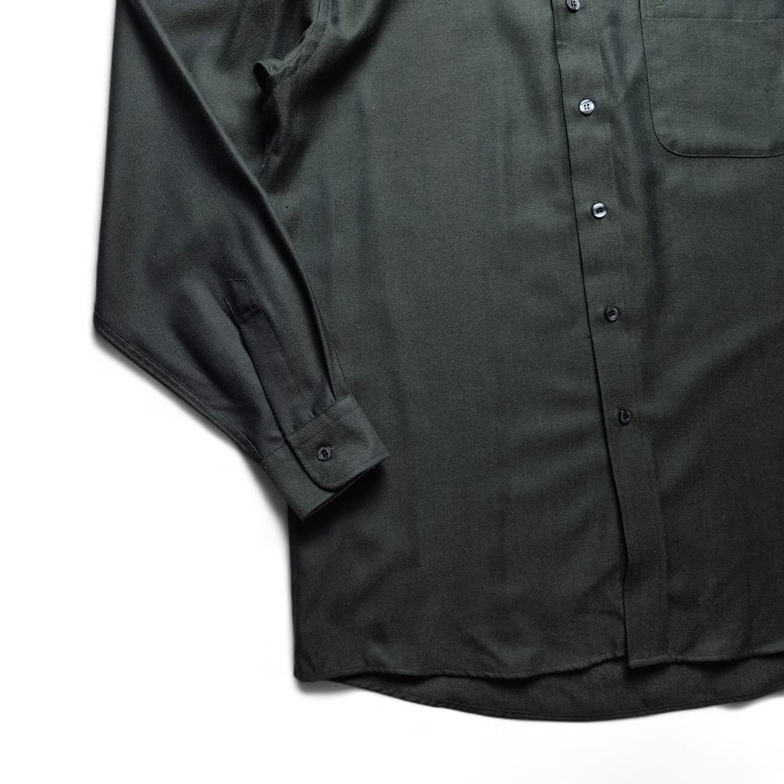 [100] 입생로랑 솔리드 셔츠 딥그린 상품이미지4