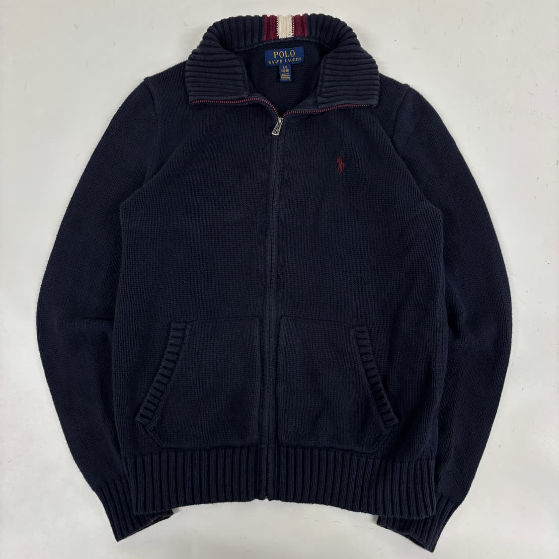 폴로 니트 집업 상품이미지3