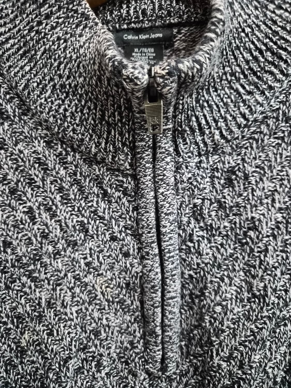 XL/105) 캘빈클라인 CKJ 하프집업 니트 팝니다 상품이미지3