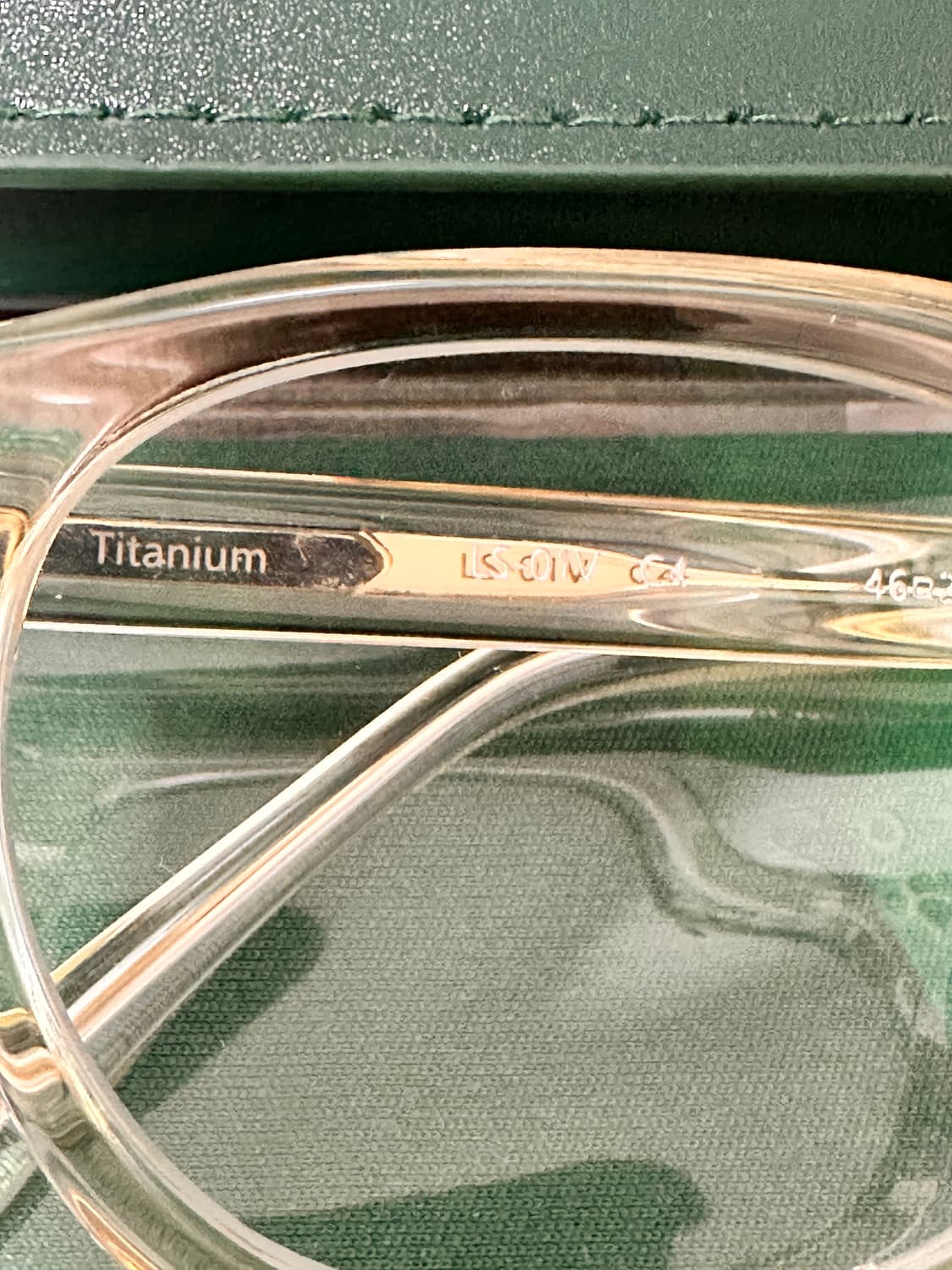 ts:tetsuo 테츠오 LS 01V C4 옐로우크리스탈투명 안경 상품이미지5