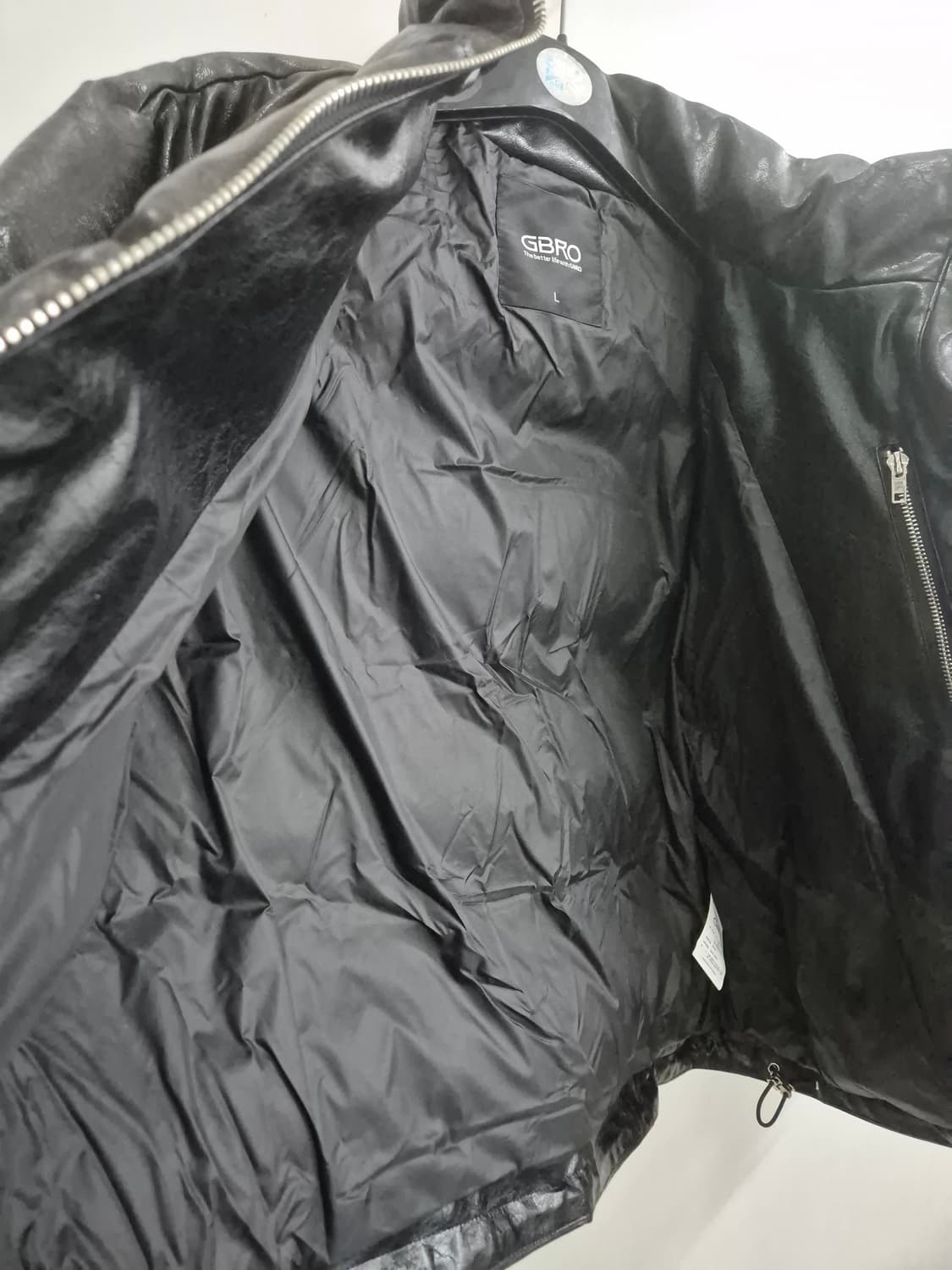 짐브로(GBRO)헤비 레더 숏패딩(L/100) 상품이미지5