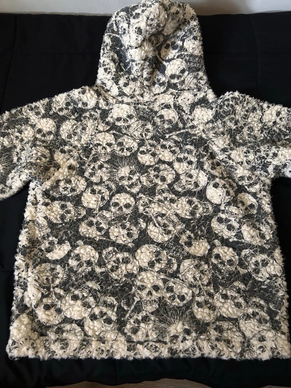 ERL 이알엘 스컬 프린티드 빈티지 플리스 후디 상품이미지2