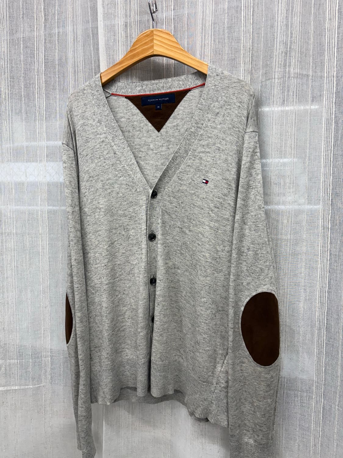 타미힐피거 엘보우 패치 가디건  상품이미지5