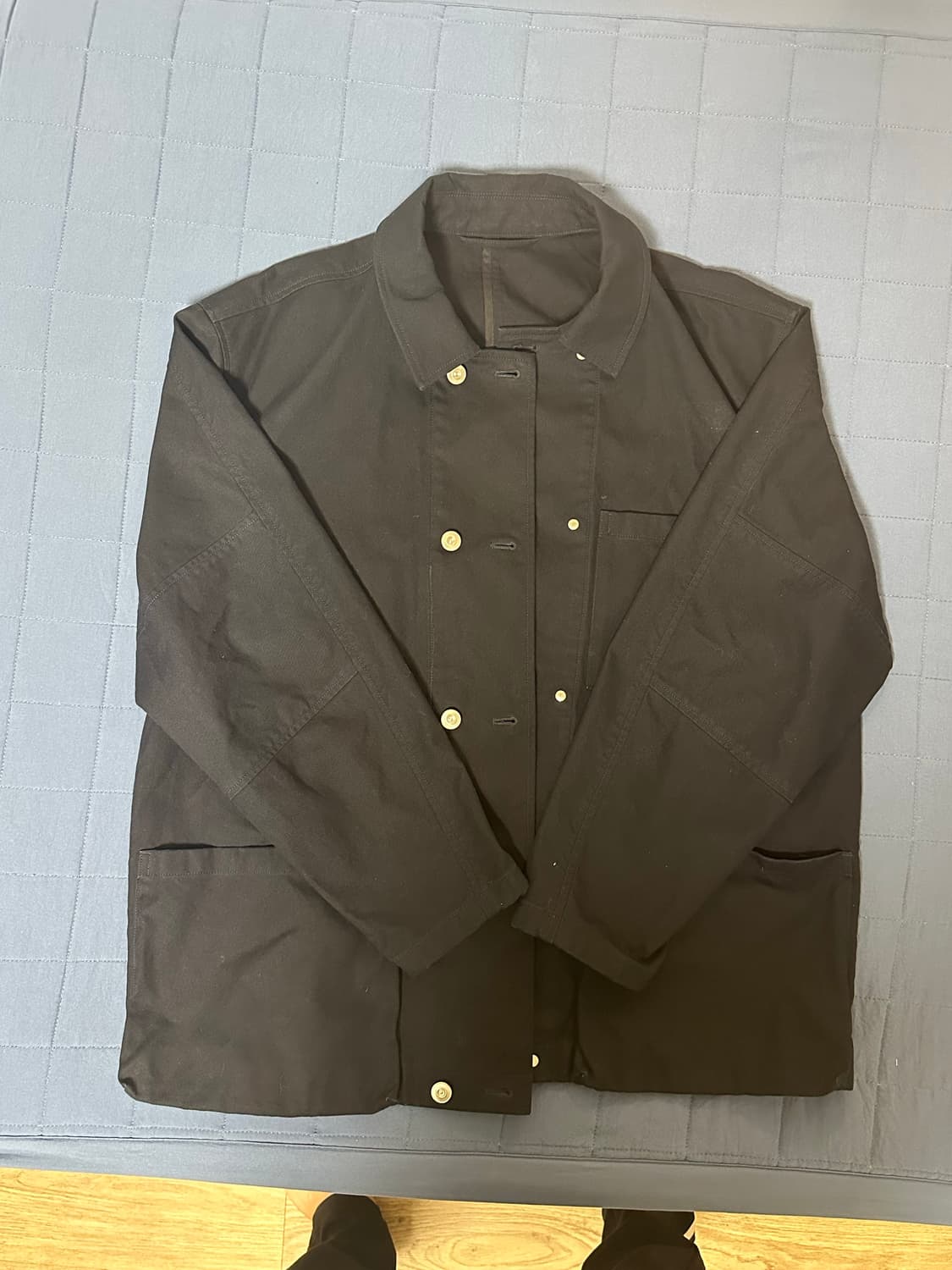 셔터(shirter) 워크 자켓 네이비(M,100) 택제거 새상품(미착용 상품이미지4