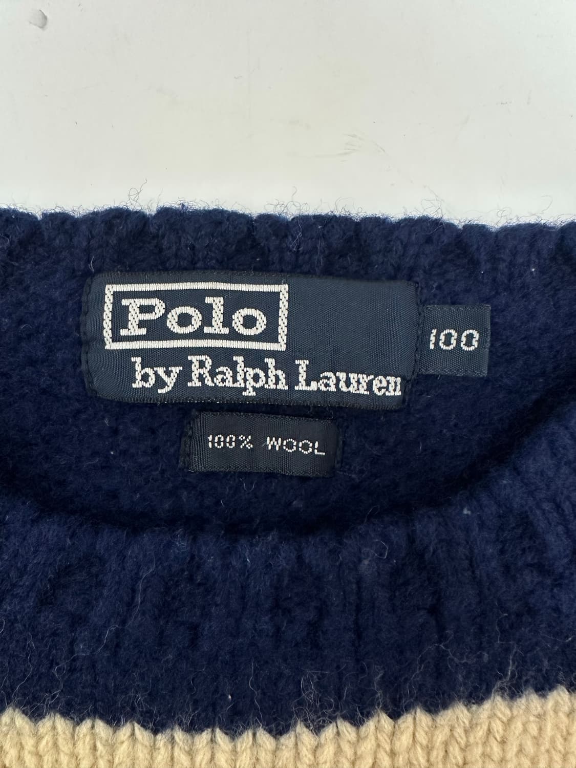 폴로 랄프로렌 울 스트라이프 니트 상품이미지5