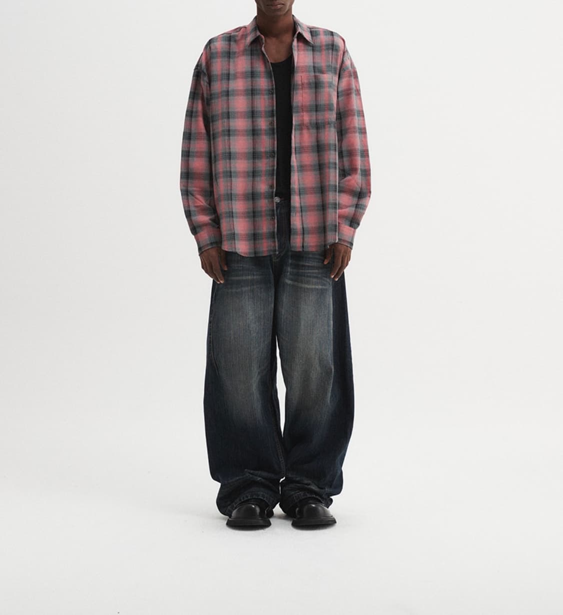 DNSR 와이드 커브드 데님 L 상품이미지3