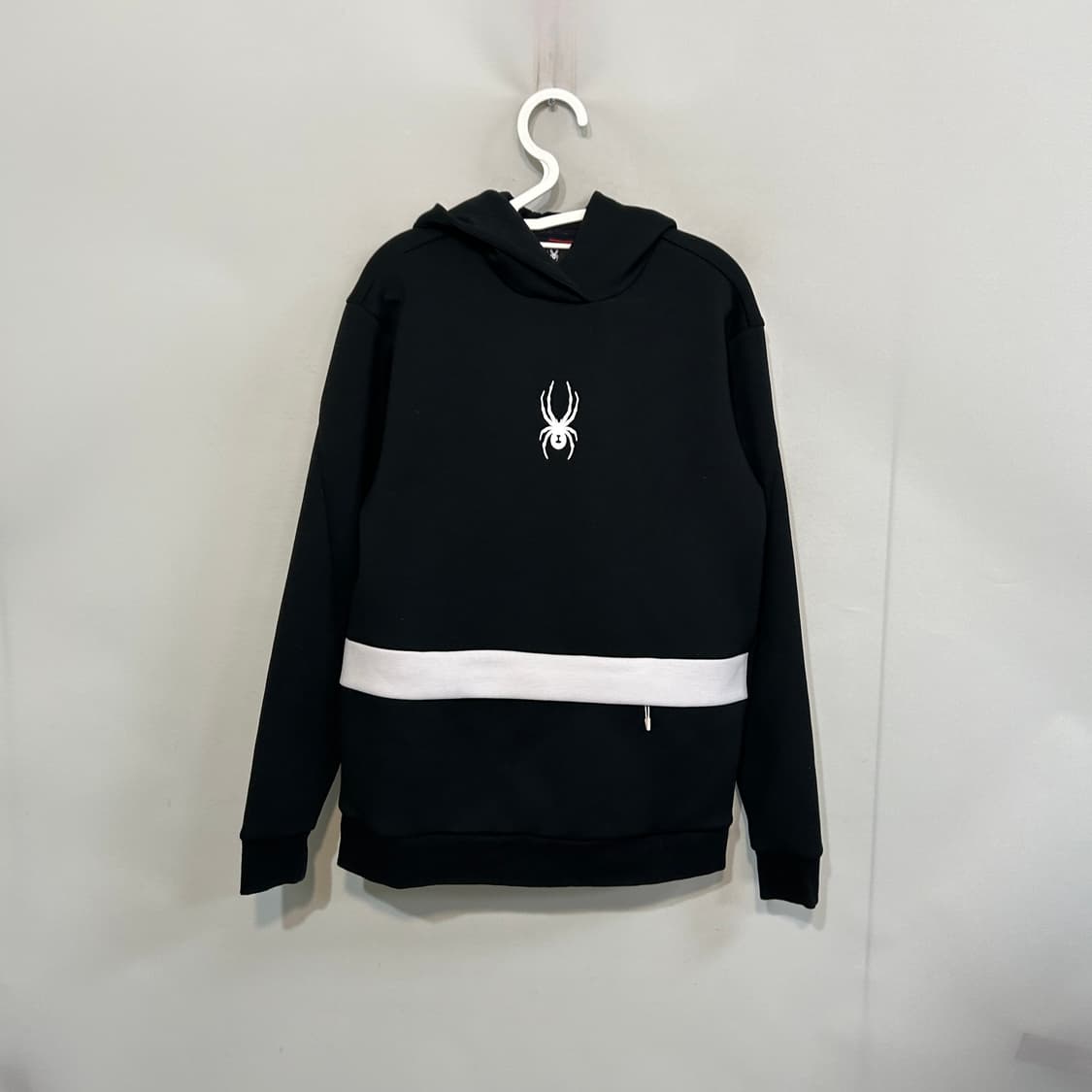 스파이더 캥거루포켓 후드스웨트셔츠 90 남녀공용 상품이미지1