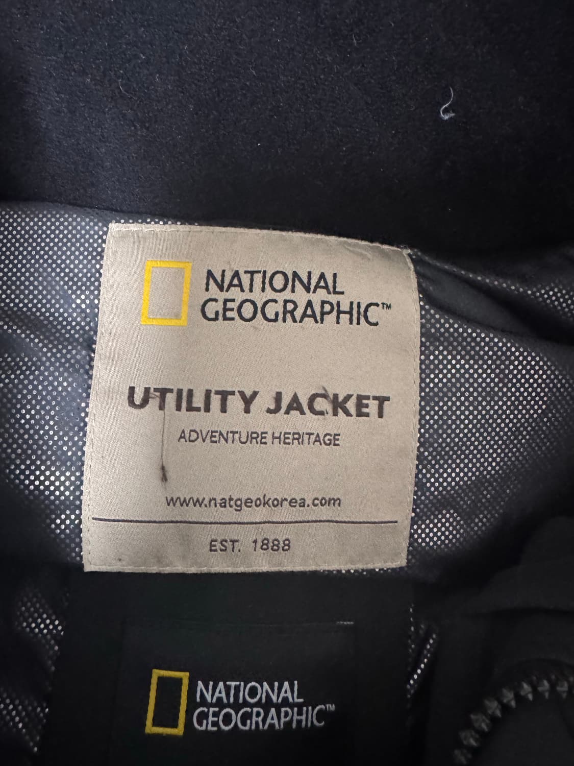 내셔널지오그래픽 유틸리티 패딩 블랙 상품이미지4
