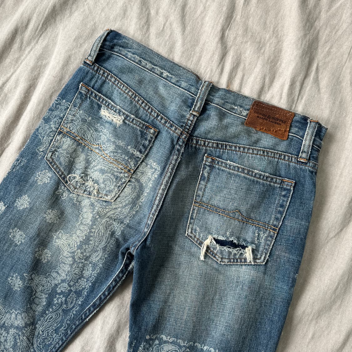 폴로 데님앤서플라이 페이즐리 데미지 팬츠 25 상품이미지5