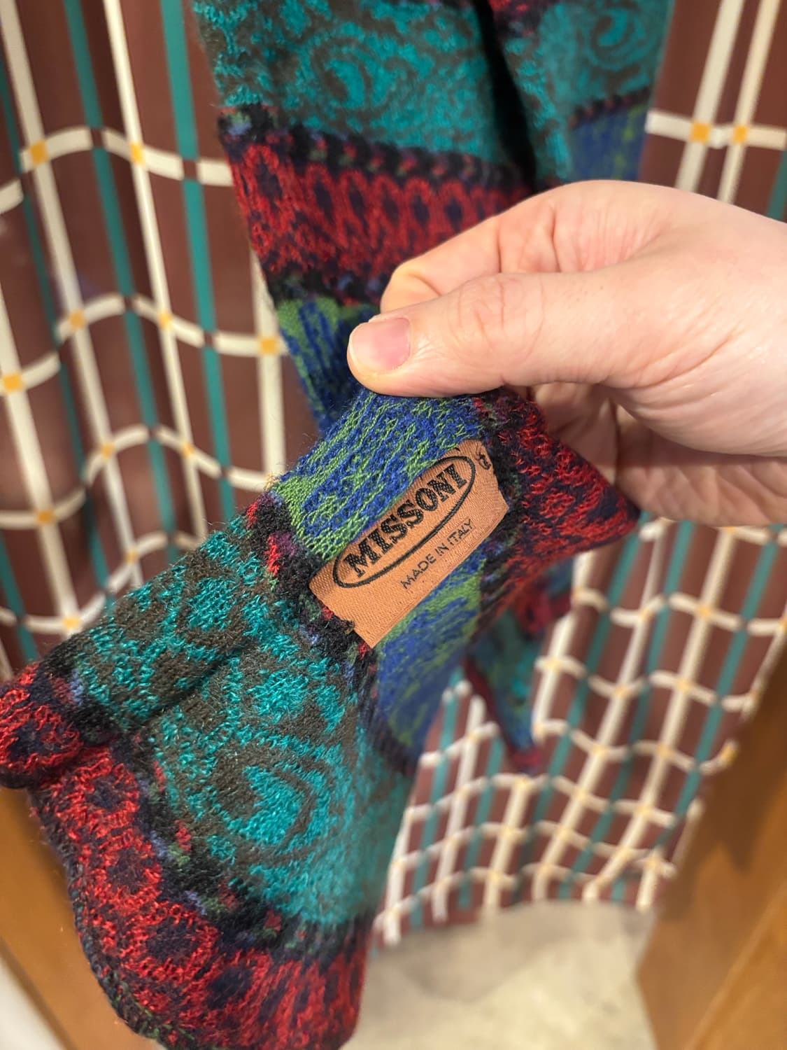 미쏘니 패턴 머플러 상품이미지3