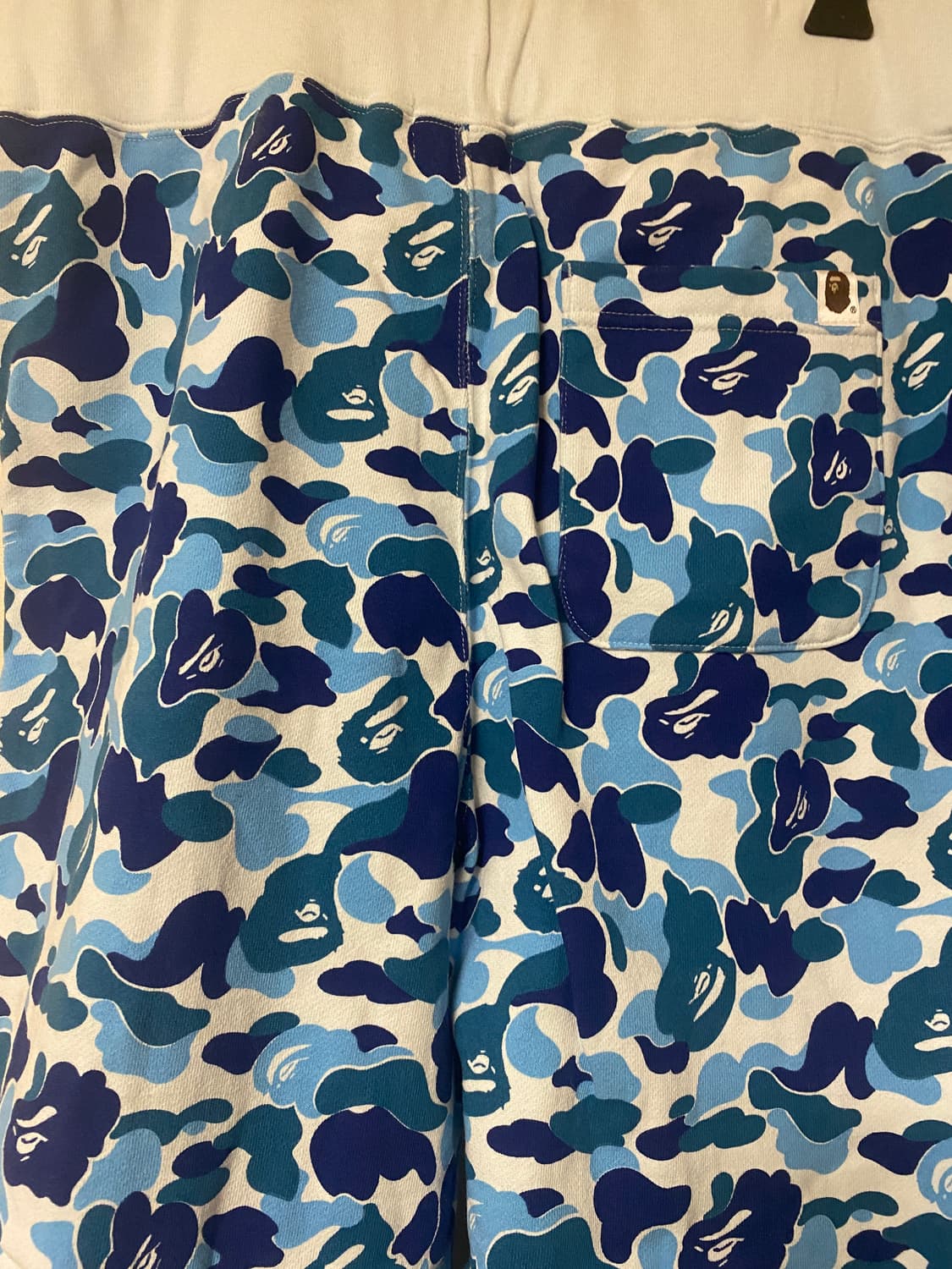 베이프 BAPE ABC 카모 블루 스웻팬츠 Abathing Ape 2XL 상품이미지8