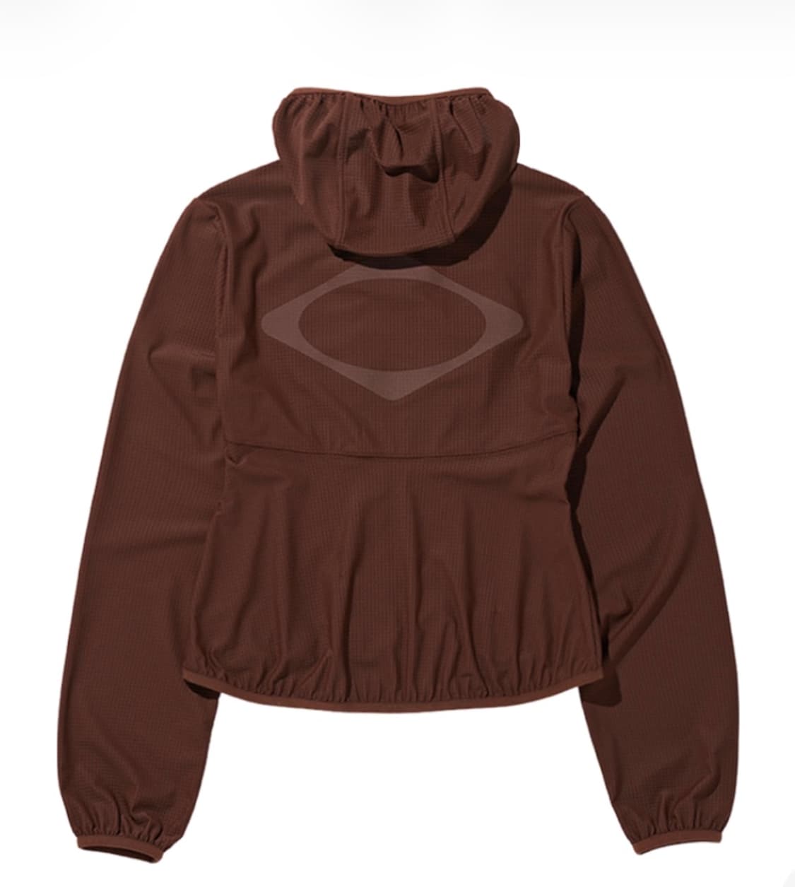 미스치프 후디드 와플 집업 브라운 상품이미지2