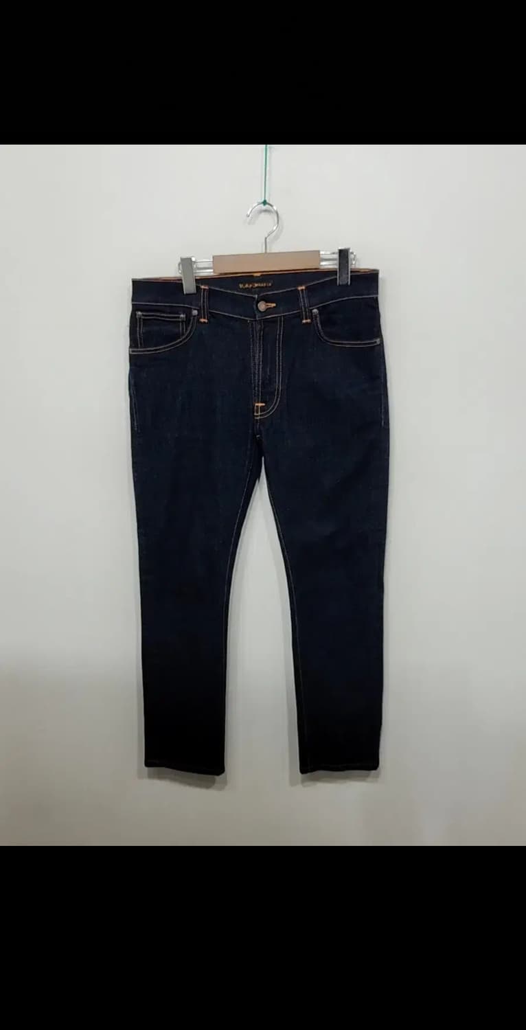 (32) 누디진 린딘 청바지 진청 스판 데님팬츠 슬림핏  상품이미지1