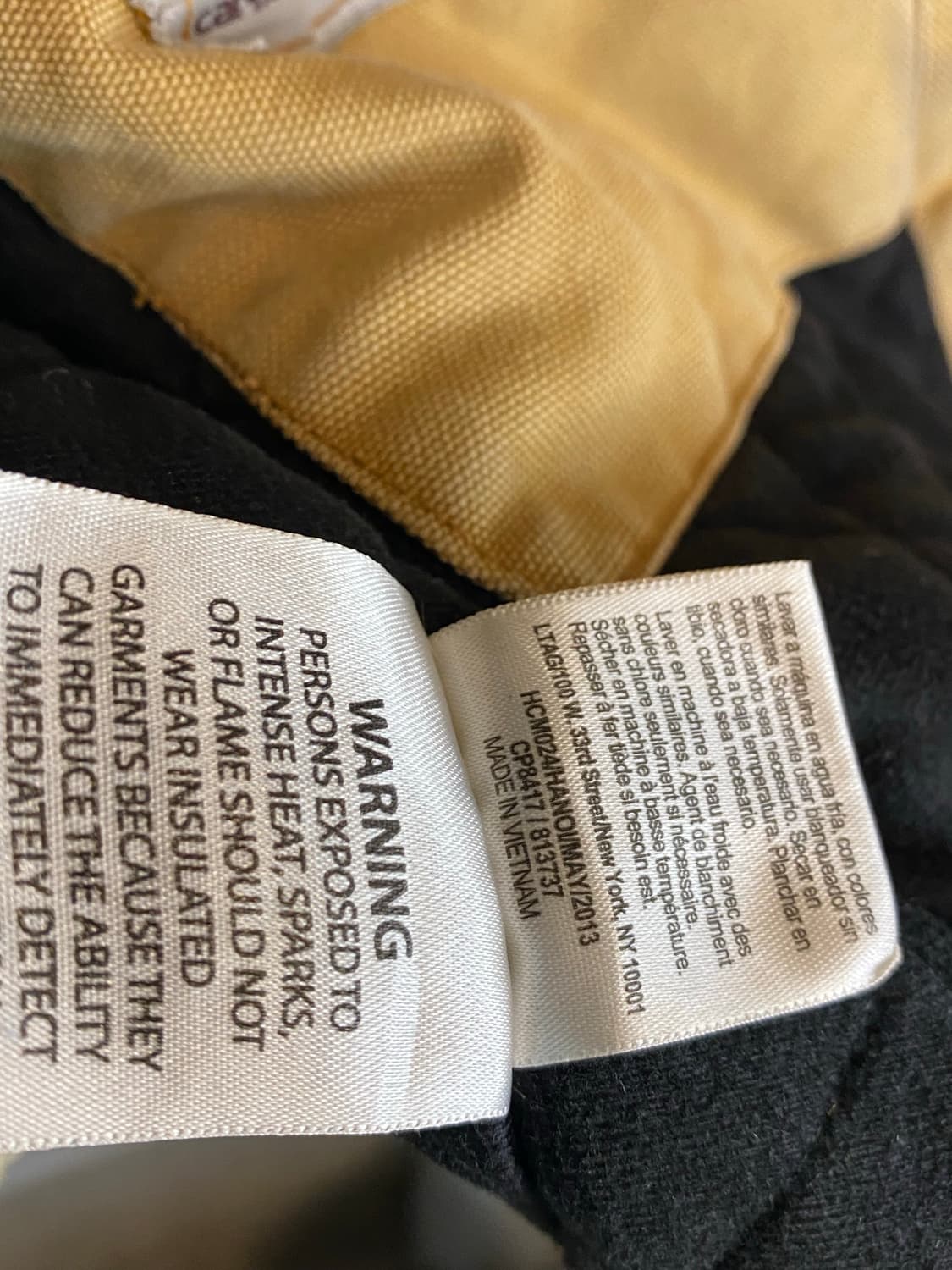 칼하트 덕액티브자켓 xs 상품이미지8