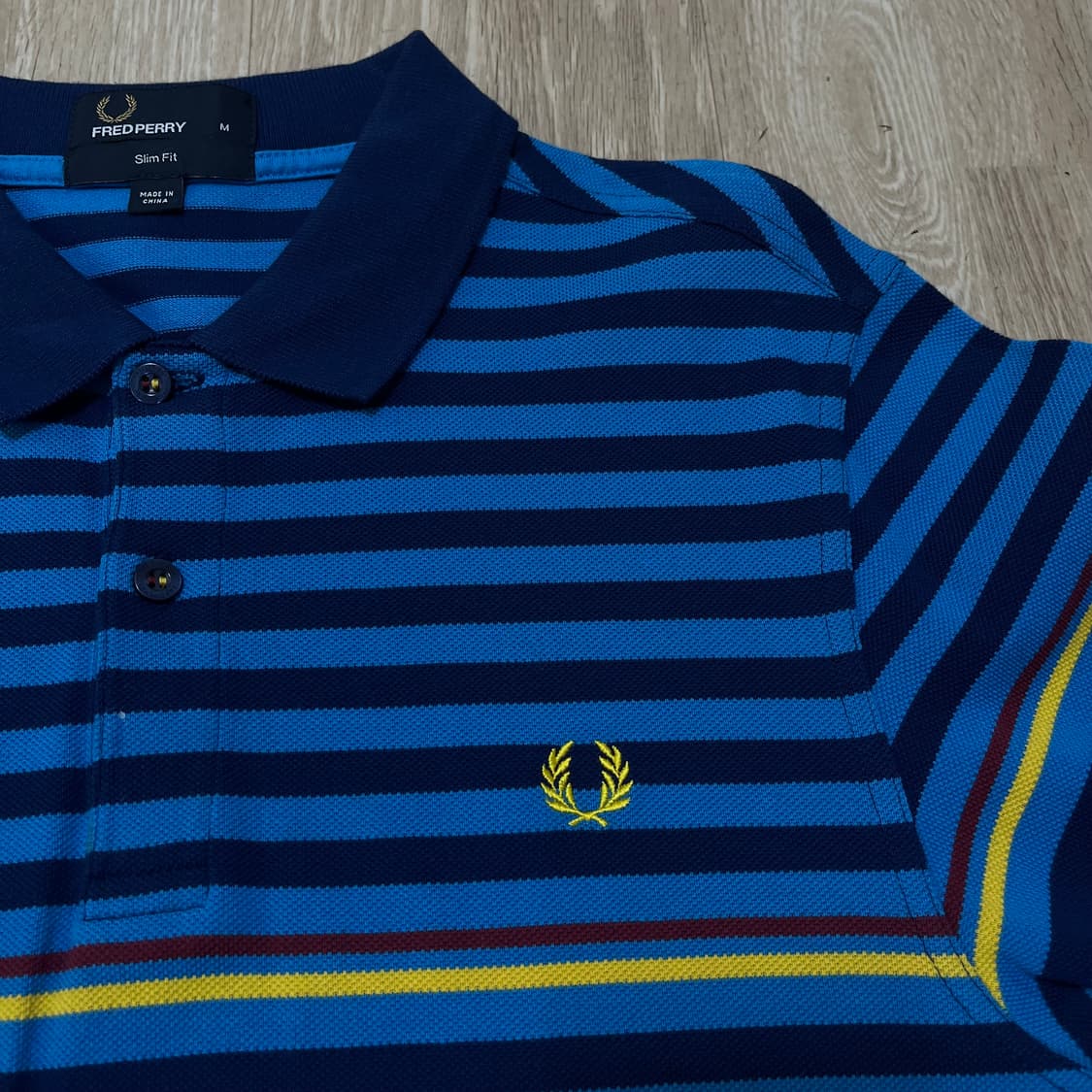 프레드페리 월계수 스트라이프 PK 반팔 카라티 M/95 상품이미지4