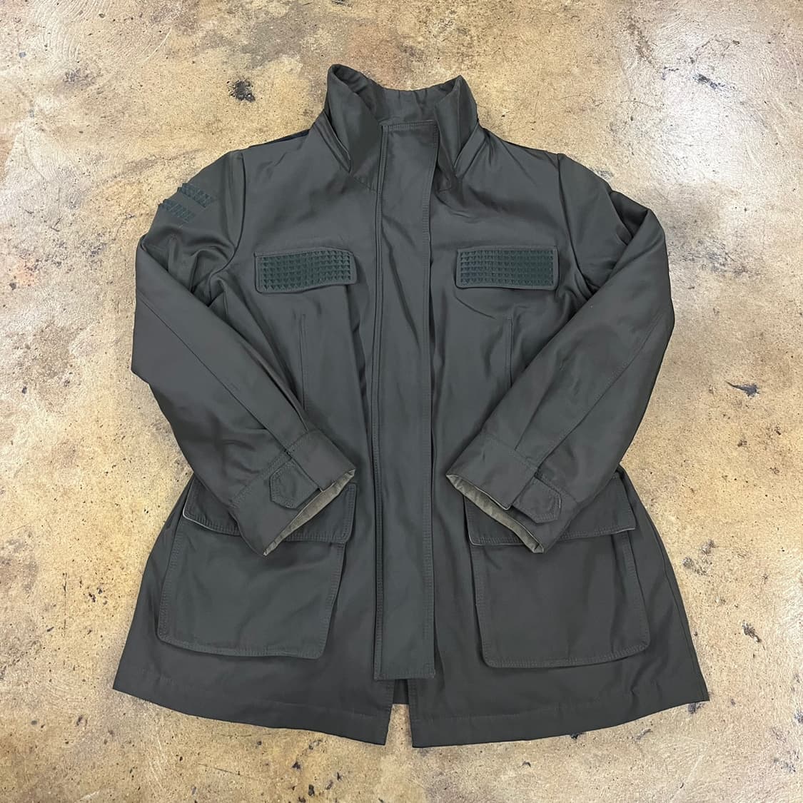 [정품] 구호 카키색 야상 스타일 코트 b16 상품이미지2