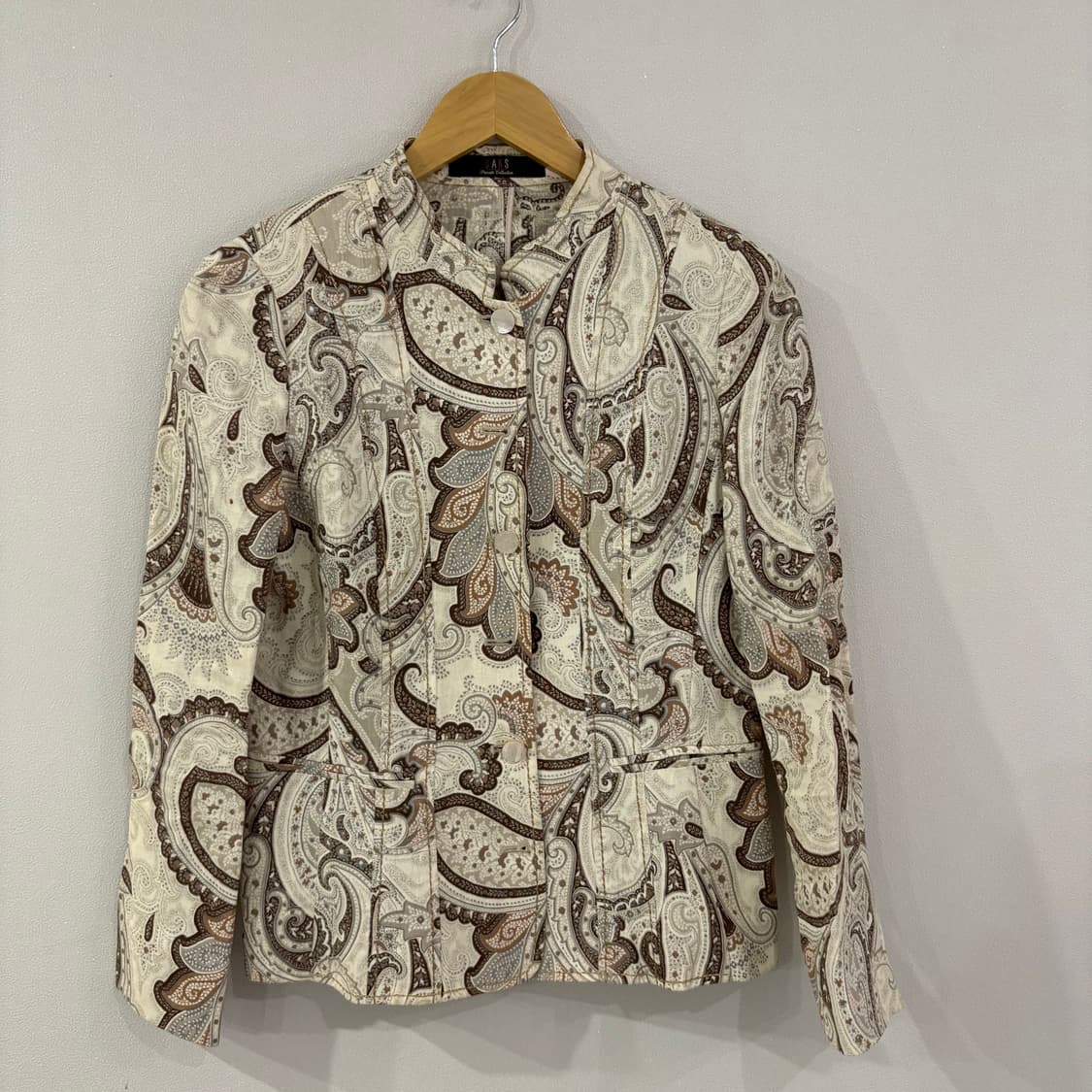 닥스 페이즐리 패턴 자켓 아이보리 88-160 상품이미지1