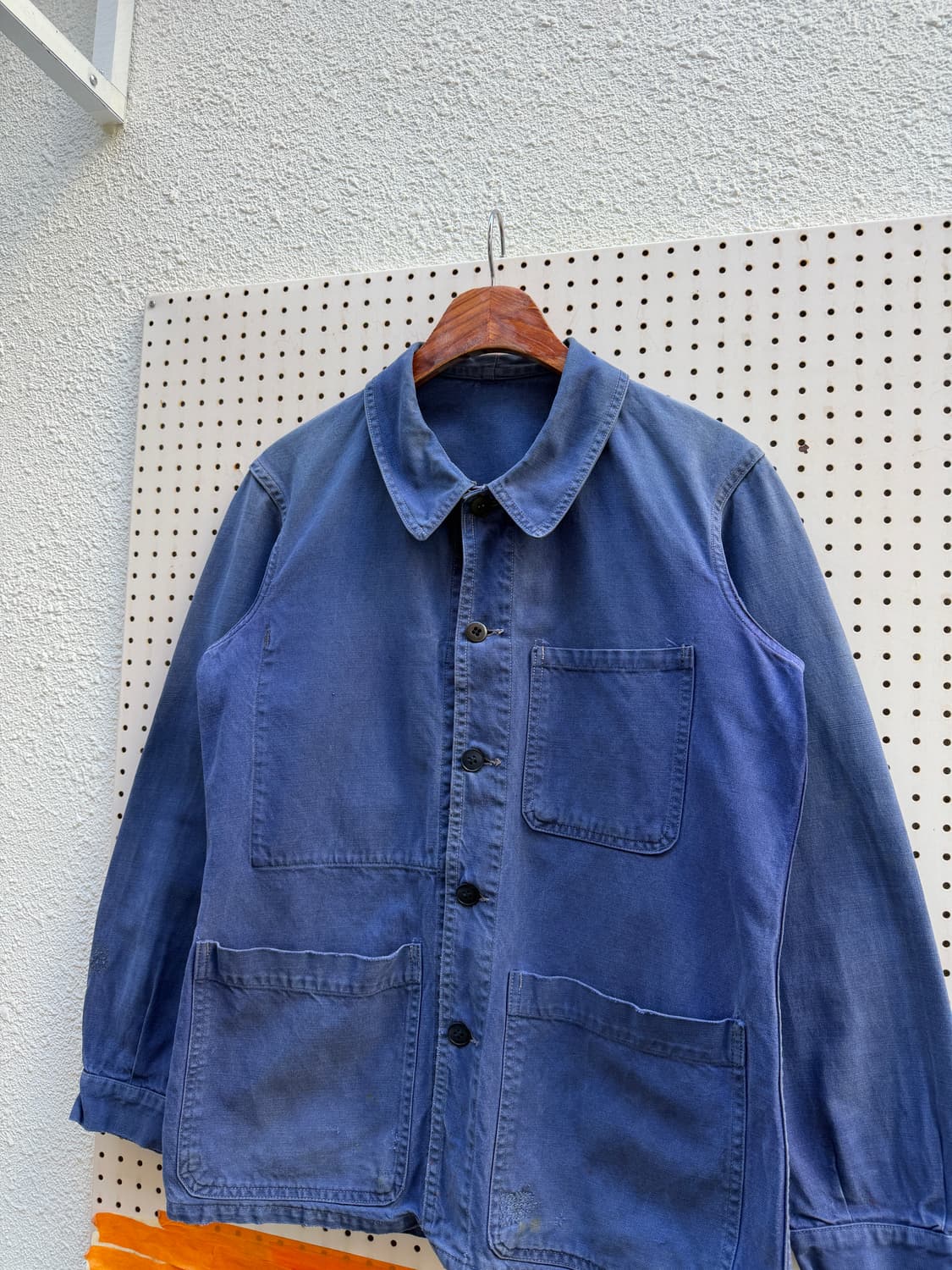 1950s OLD MODEL ROUND COLLAR 50s 프렌치워크자켓 상품이미지5