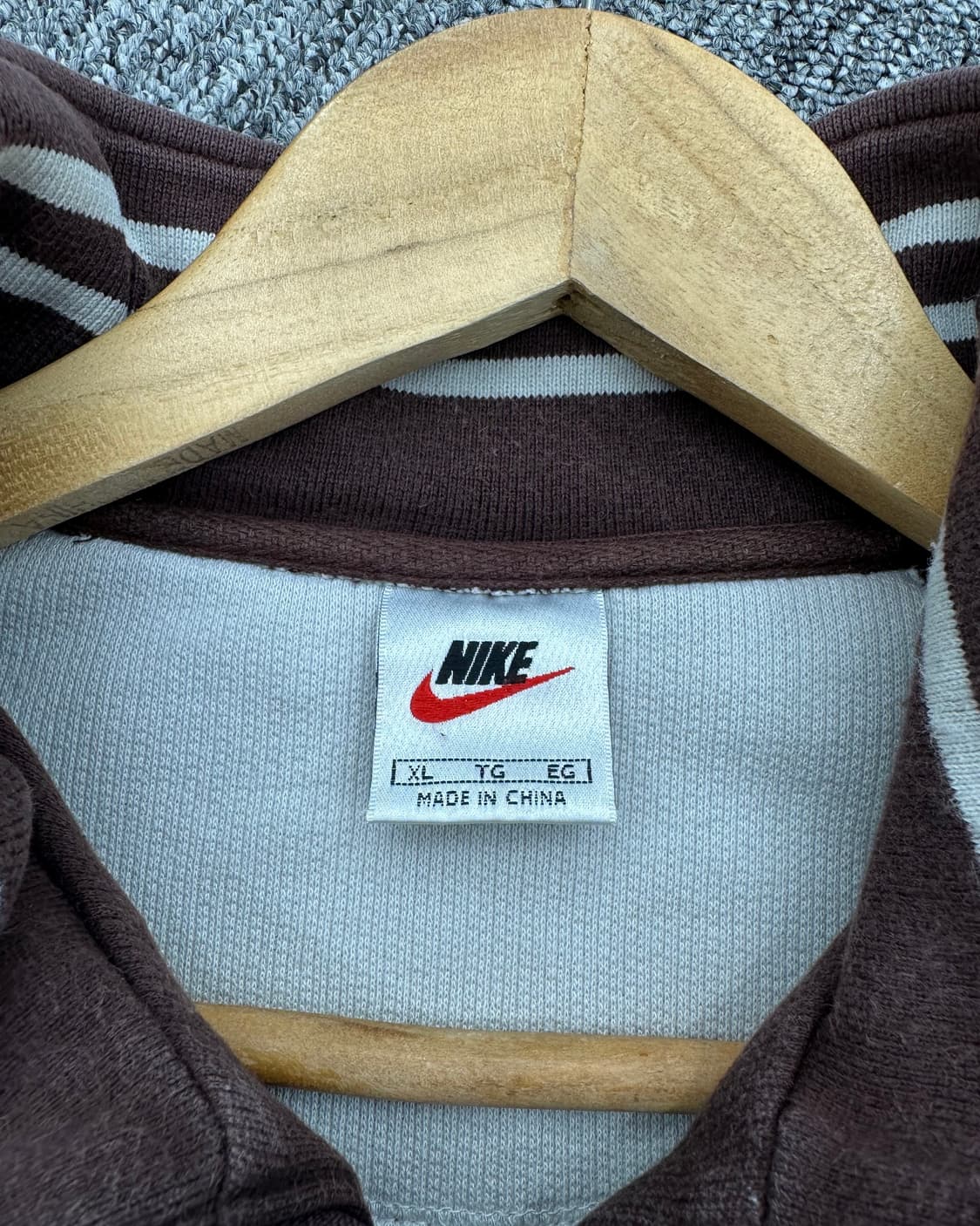 (XL)90'S 나이키 반집업 맨투맨-M1084 상품이미지4