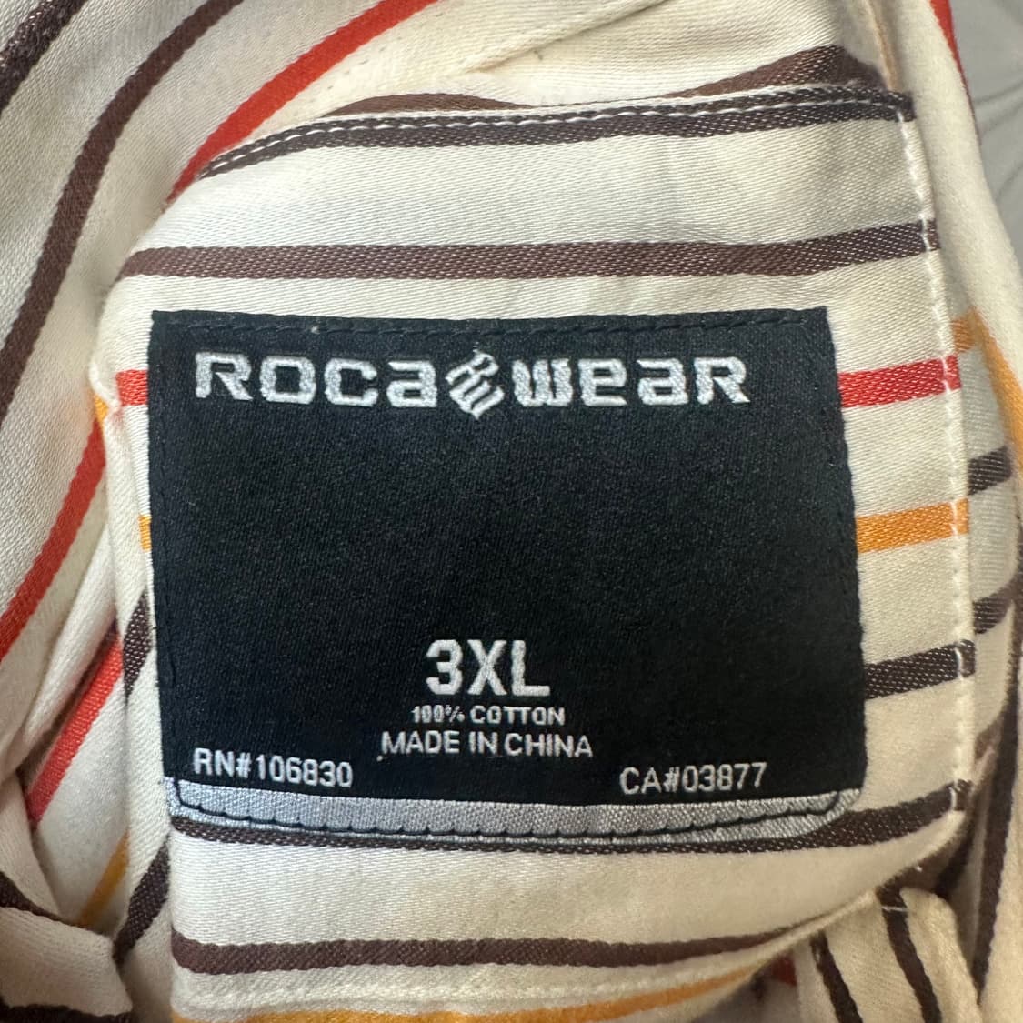 Rocawear 90s 스트라이프셔츠 XXXL 상품이미지3